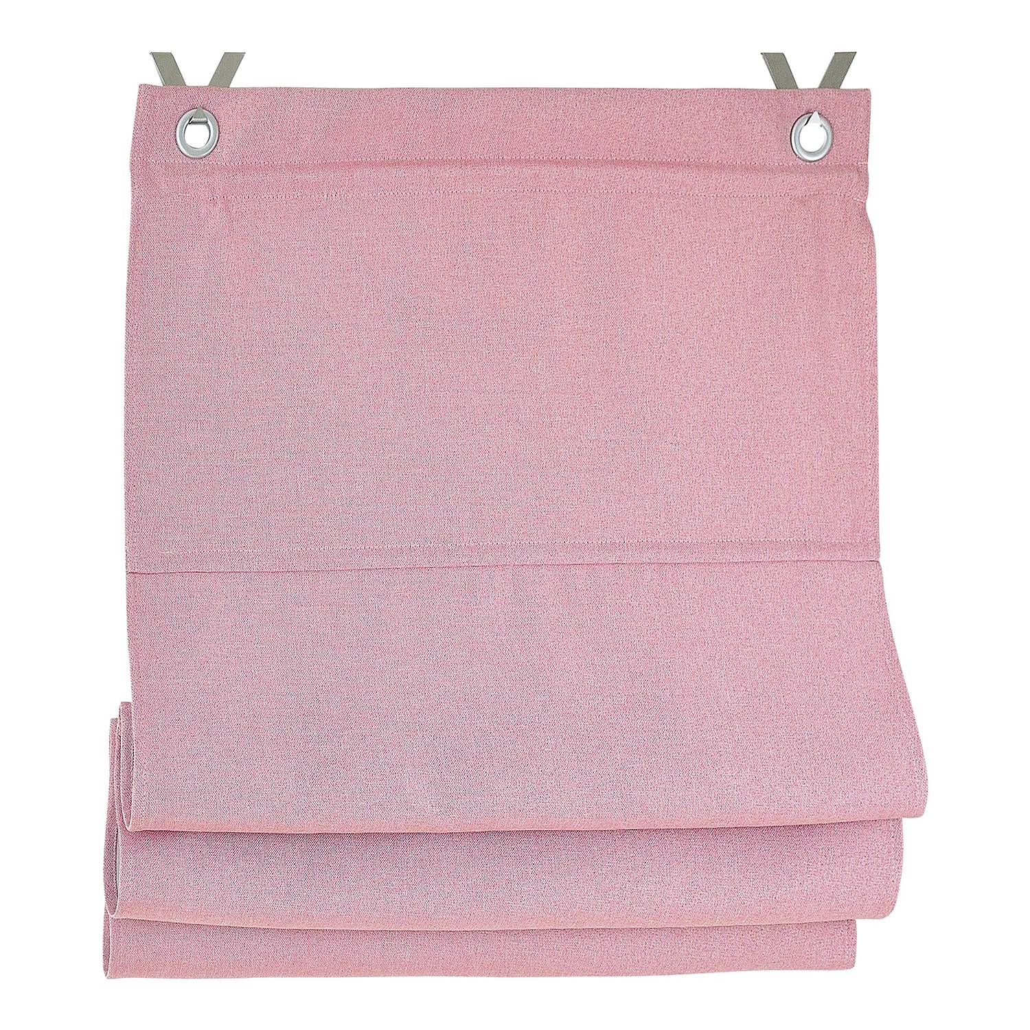 Ösenrollo Bessy I Polyester Rosa 100 x 130 cm