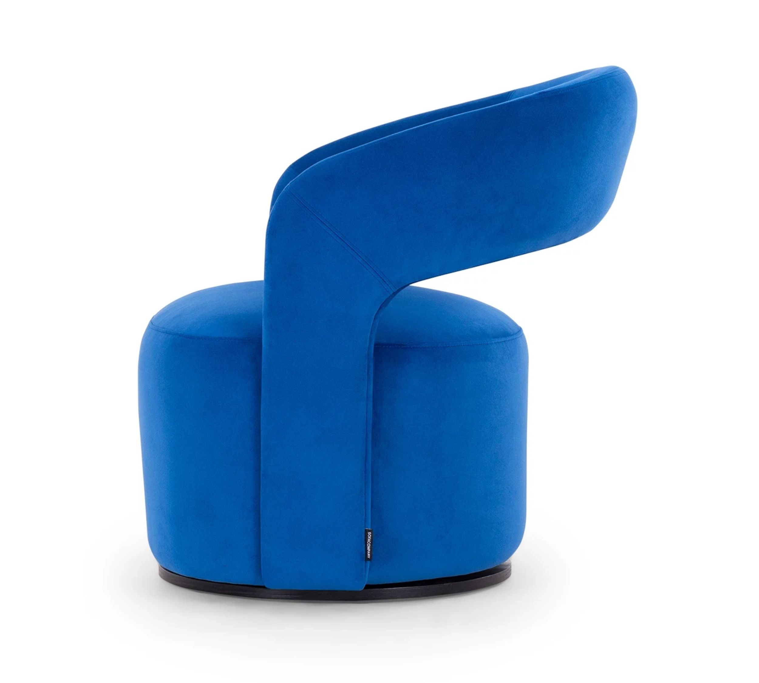 Judi Sessel Velour Lux Blue
