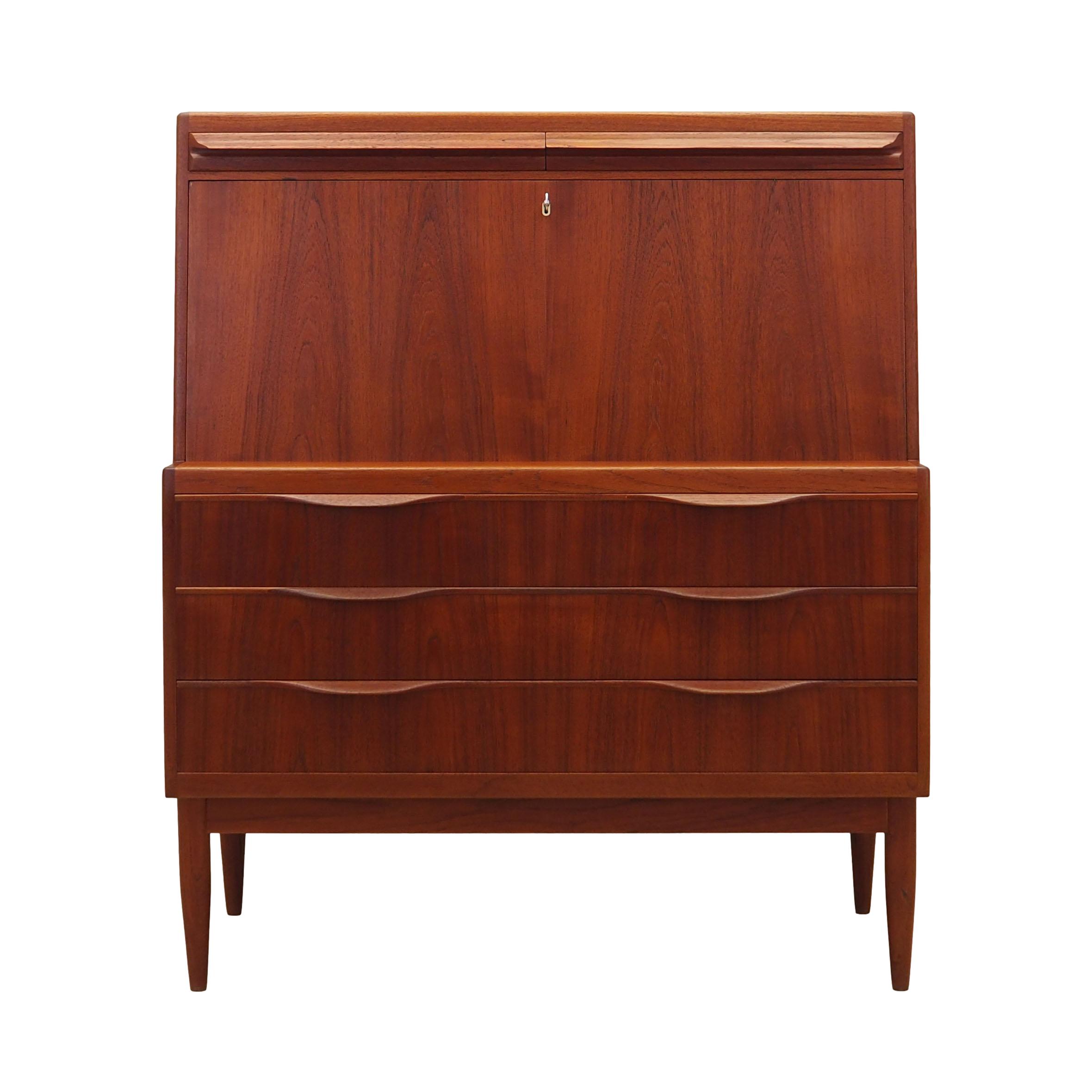 Teak secretaire 1960s Brown
