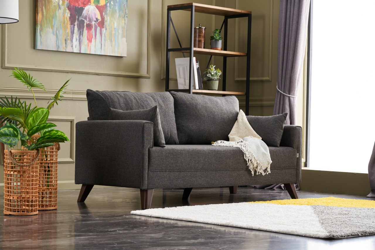 Bella Sofa 2-Seater Anthracite