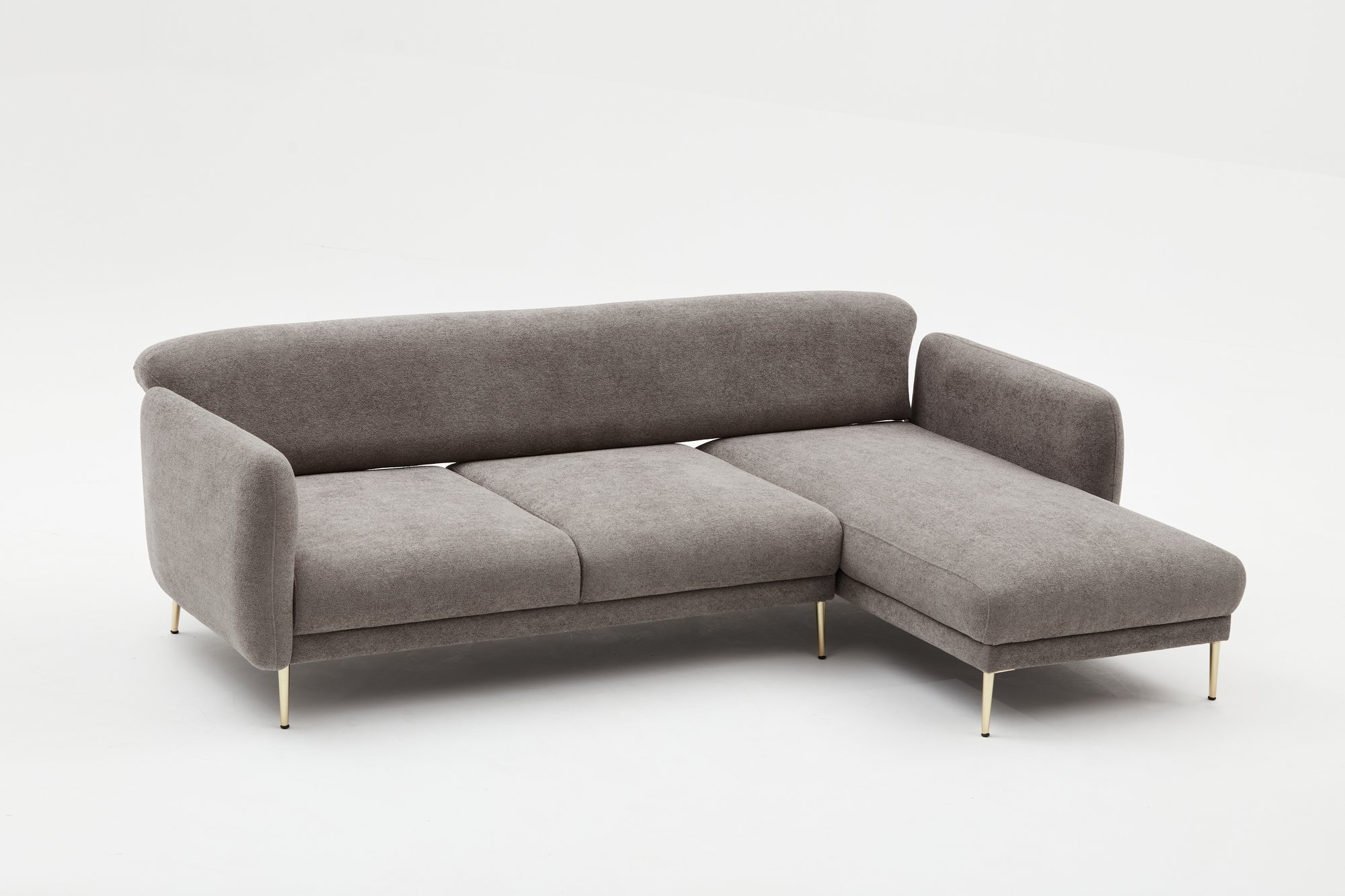 Simena Sofa Récamiere Rechts Grau