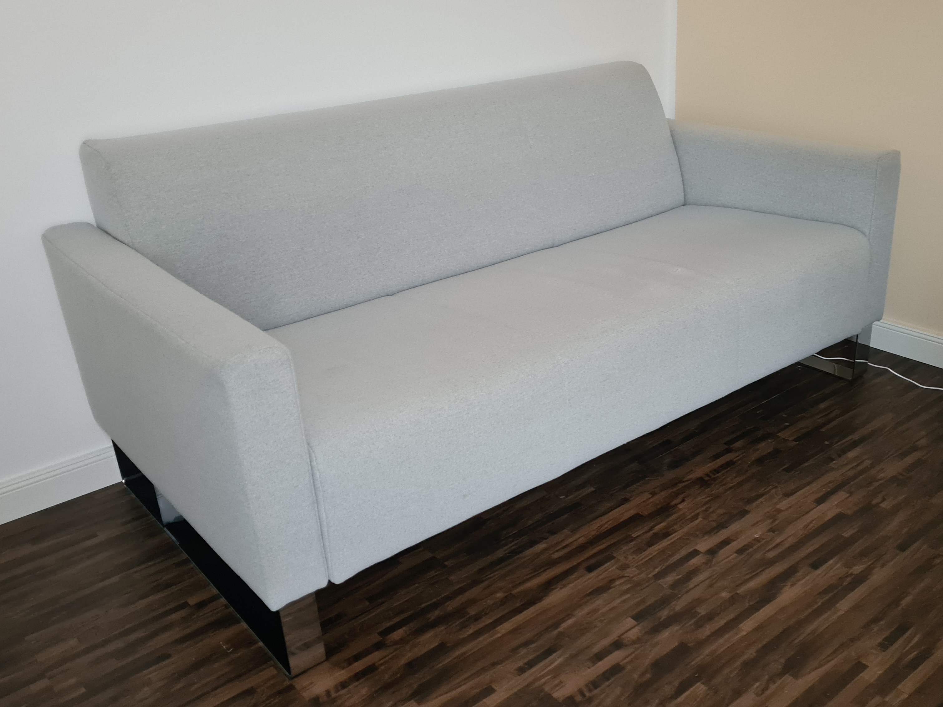 Rolf Benz Freistil 3-Sitzer Sofa Hellgrau