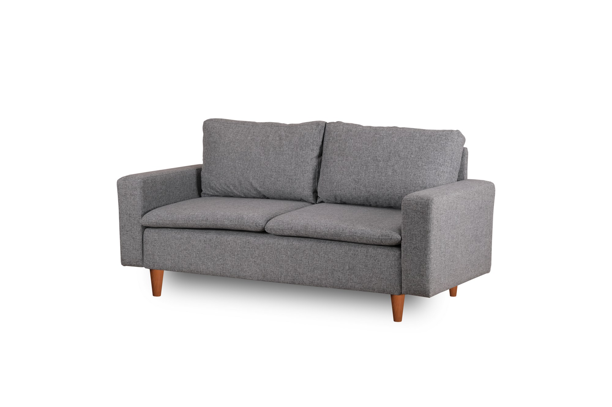 Lungo Sofa 2-Sitzer Hellgrau