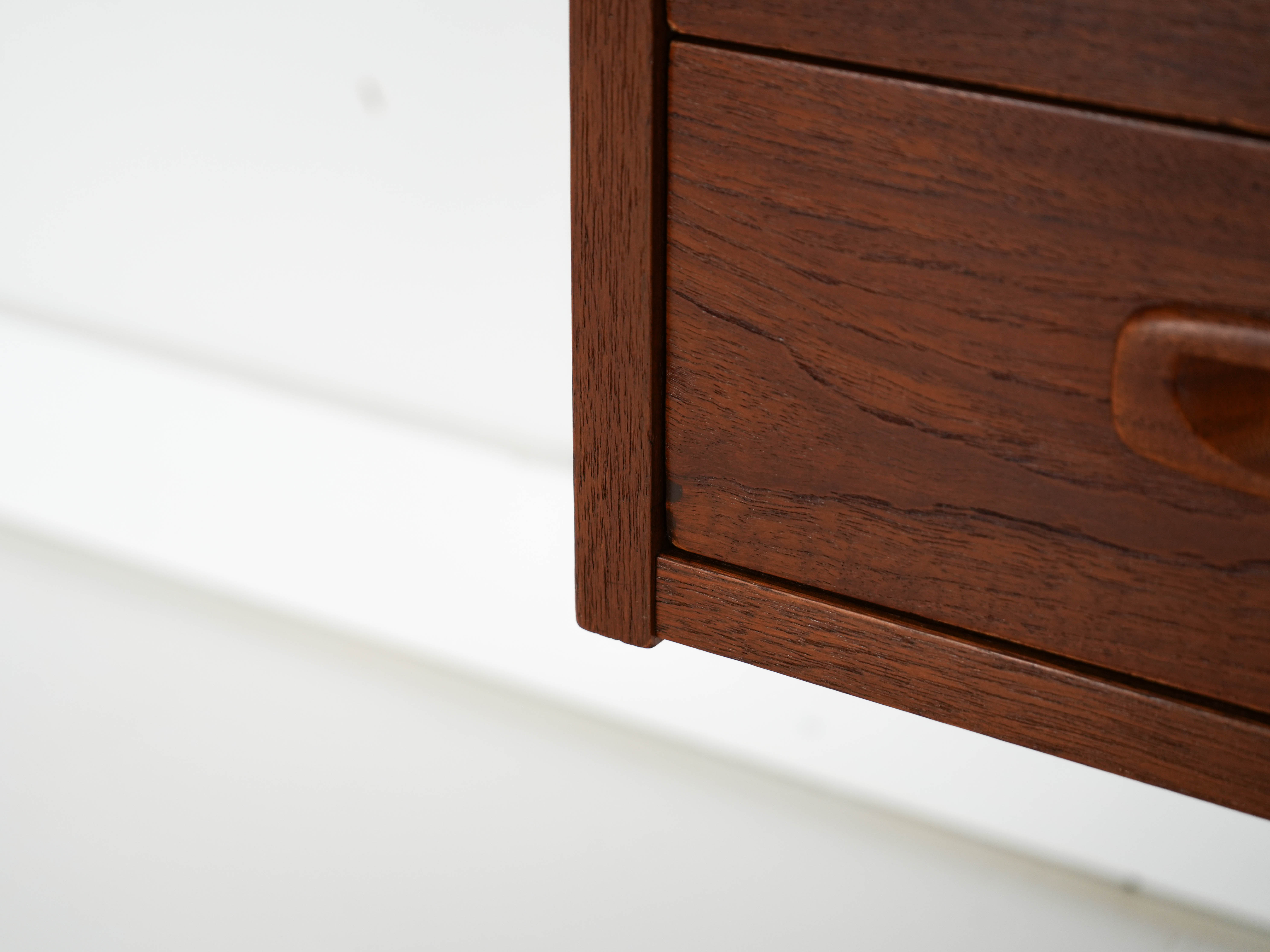 Teak-Wandmöbel PS System Braun 1960er Jahre