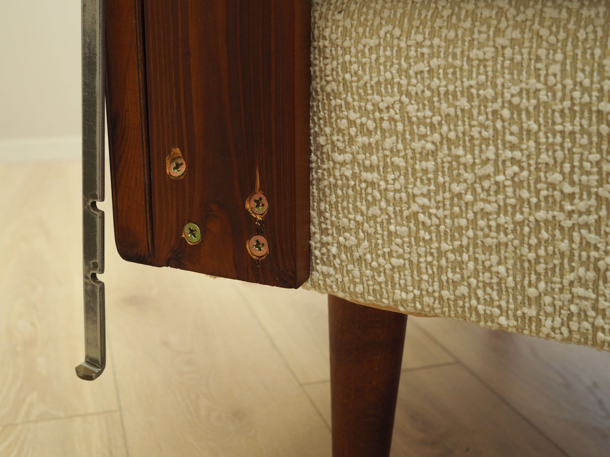 2-Sitzer Sofa Beige 1970er Jahre