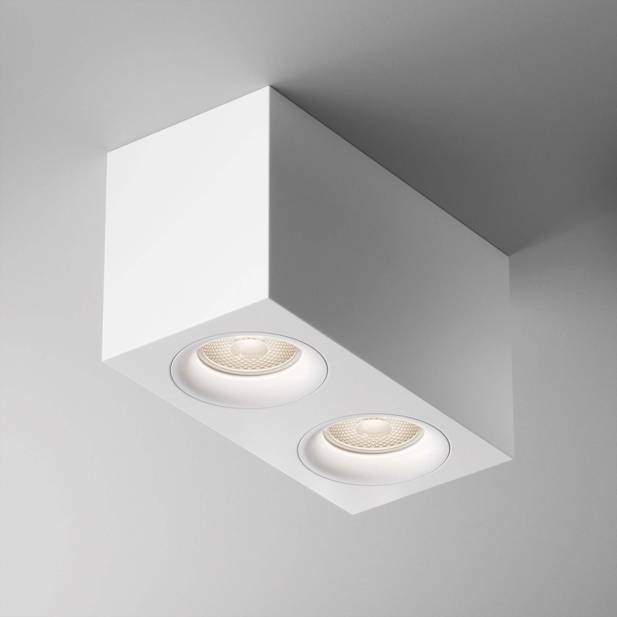 Slim Ceiling Light Aluminium White