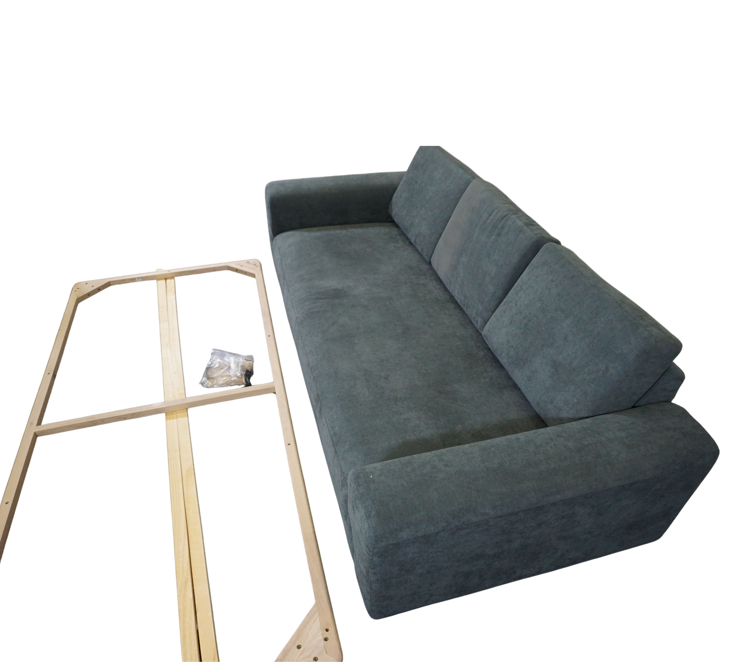 Vilmar Sofa 3-Sitzer Form Blue Grey