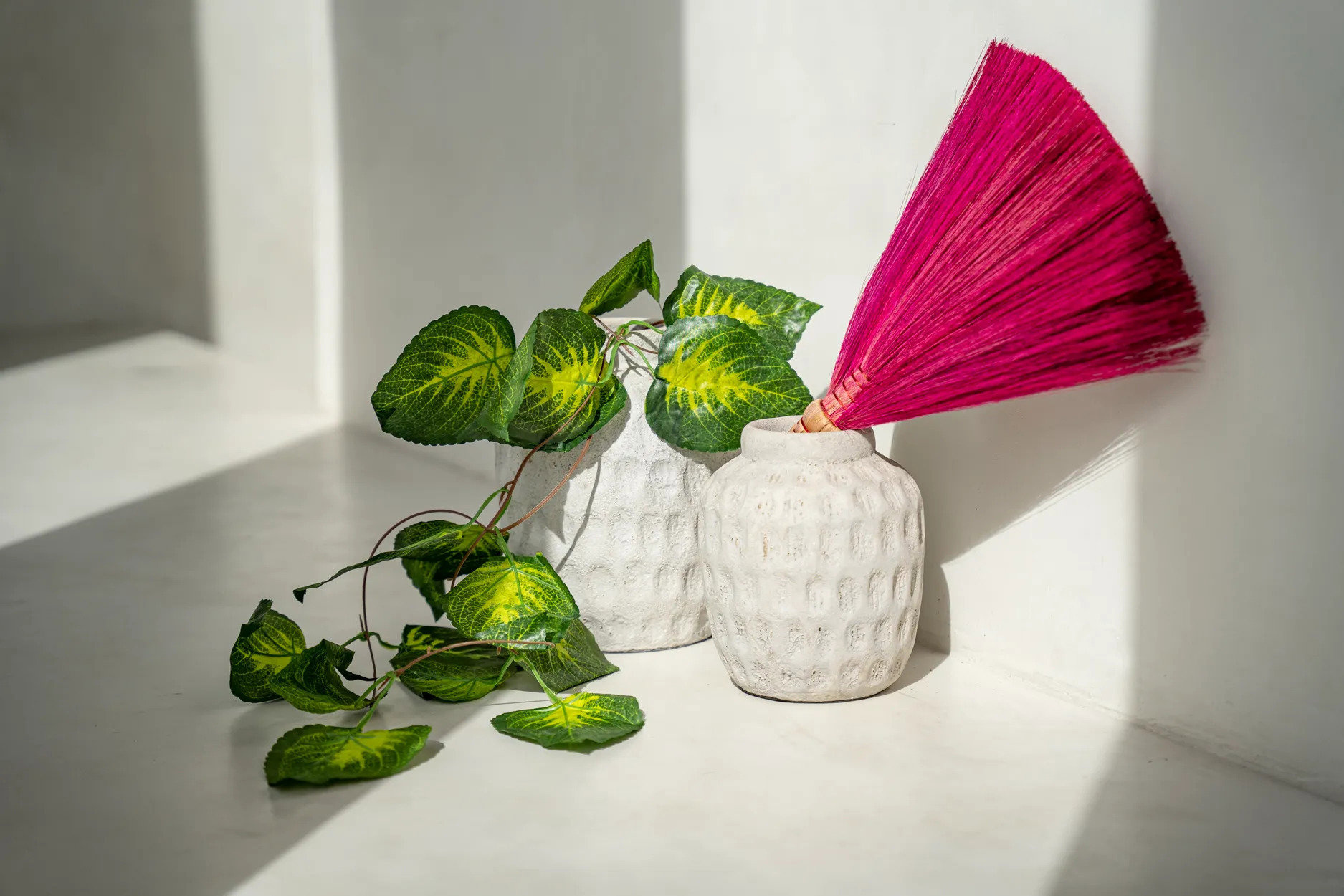 Trendy Vase Grau