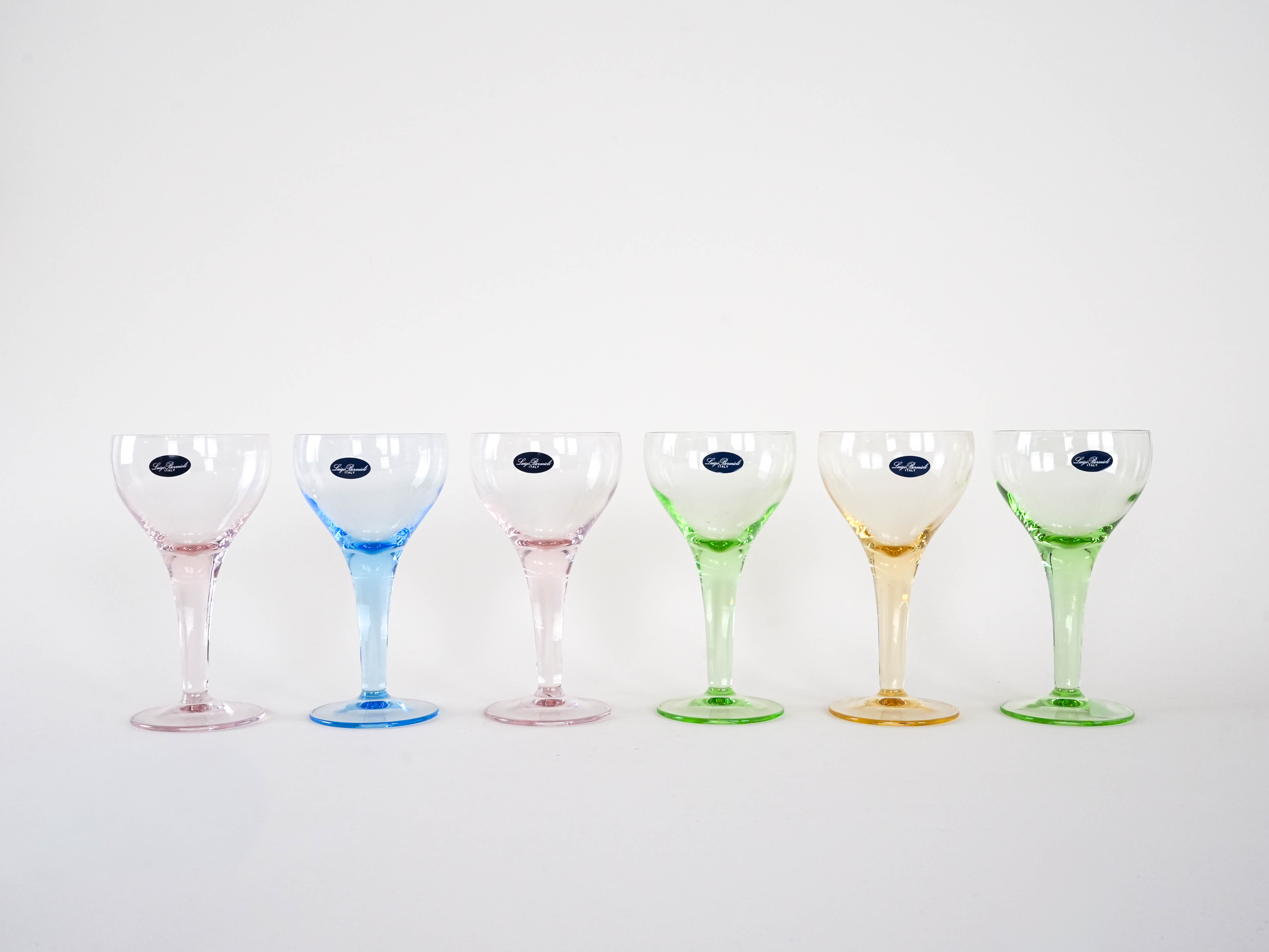 Dessertschalen-Set Mehrfarbig 1970er Jahre