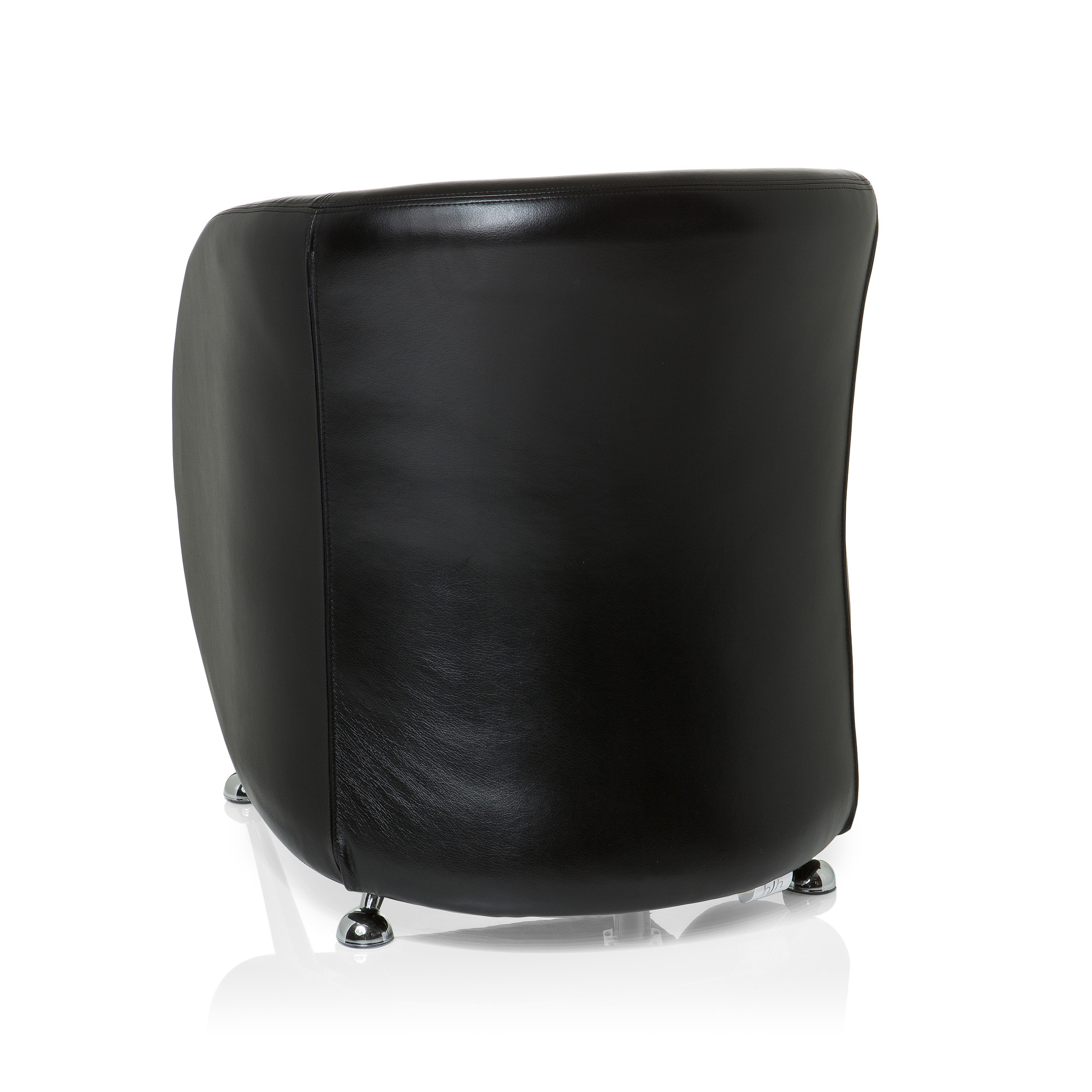 ST. LUCIA Office Chair Faux Leather Black