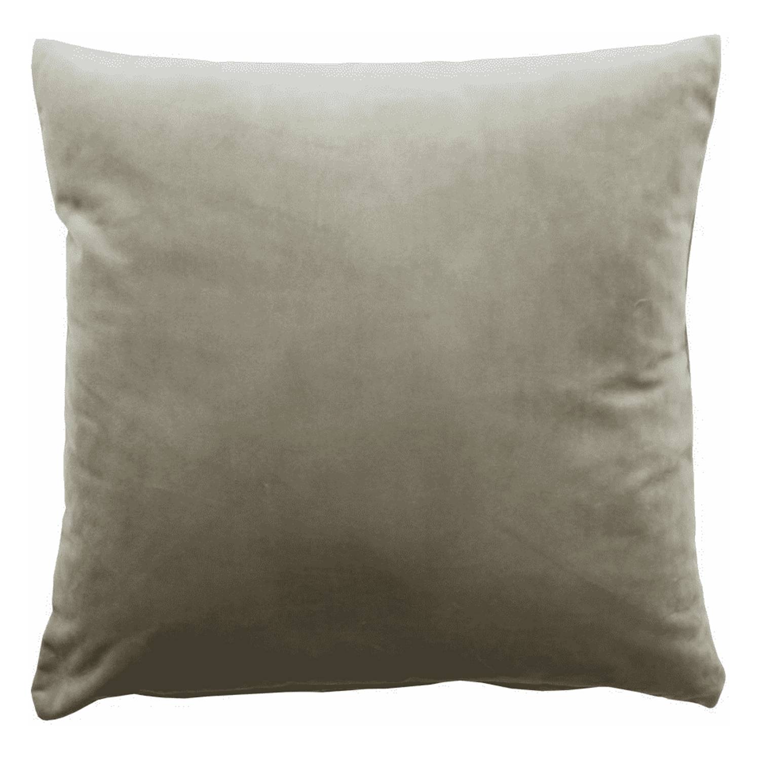 Uni Kissenbezug Polyester Grau 50 x 50 cm