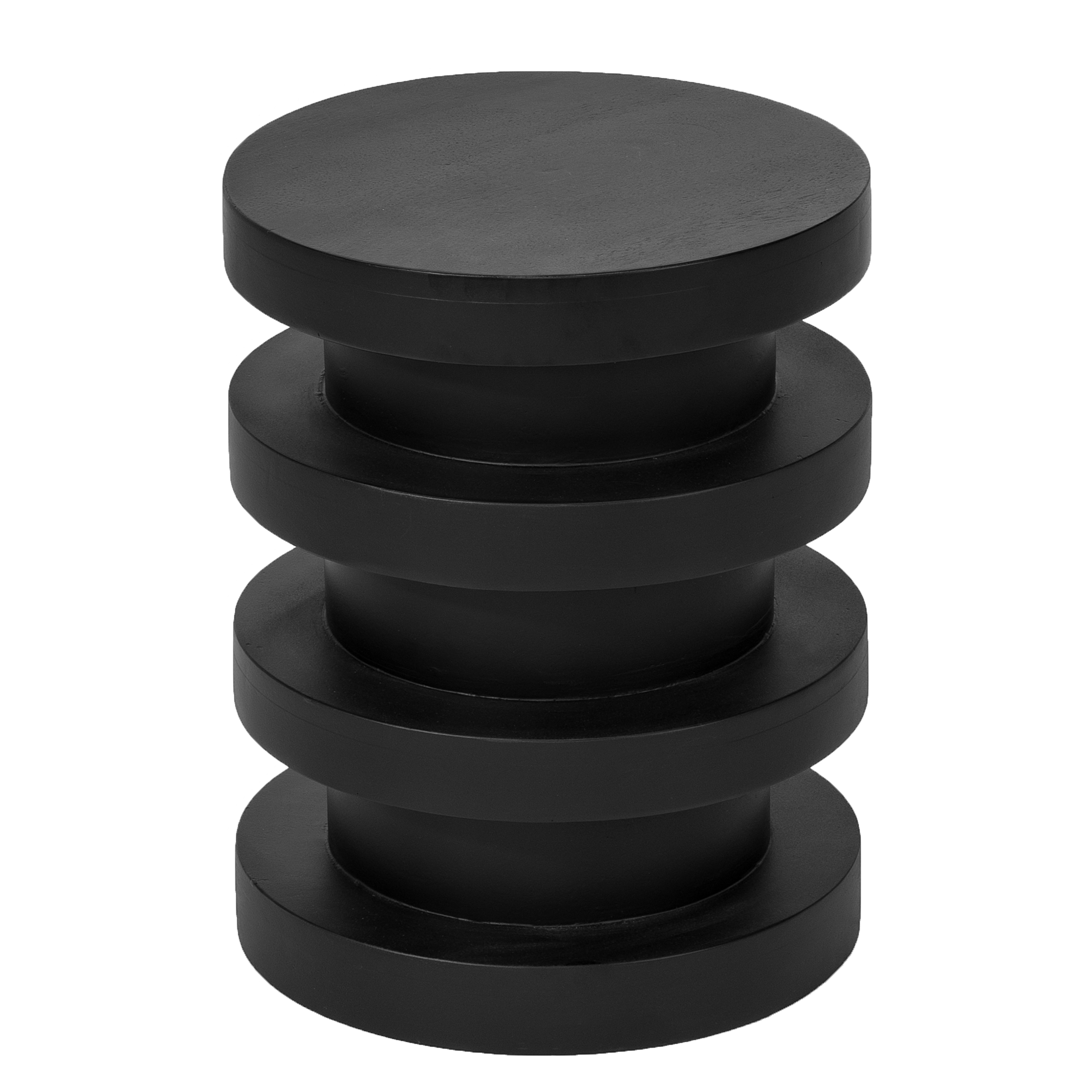 GHUME Solid Side Table Mango Black