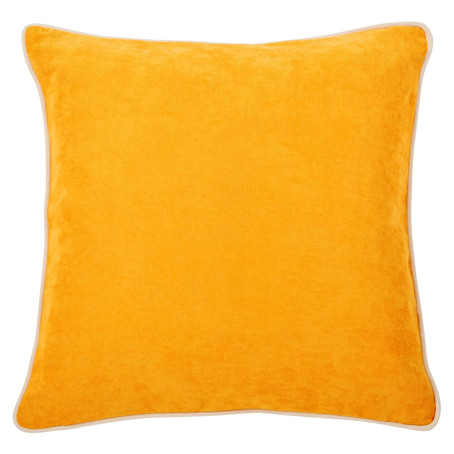 Kisssenhülle Joy Samt Gelb 65 x 65 cm