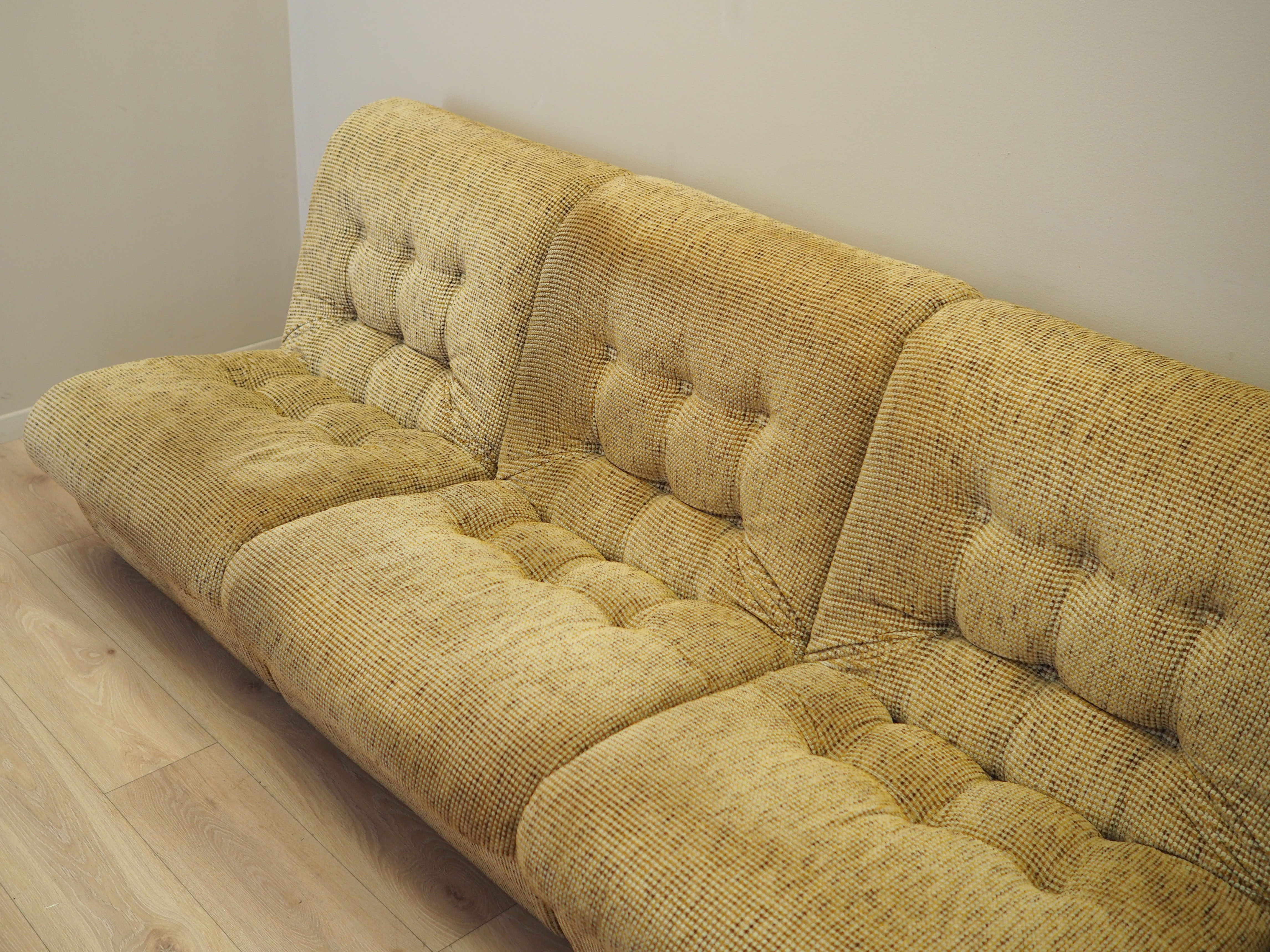 Modulsofa Beige 1960er Jahre