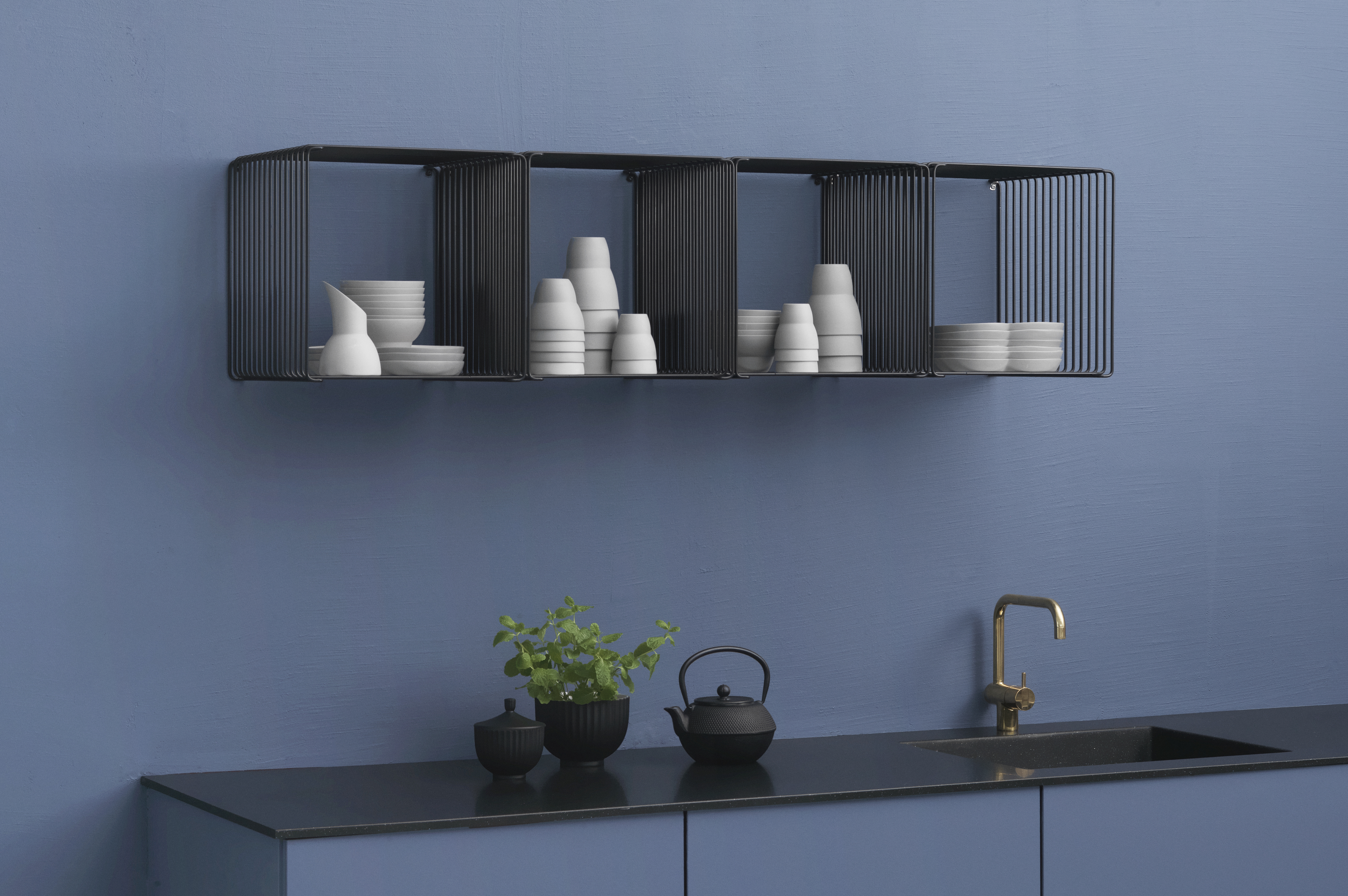 Panton Wire Single Schwarz