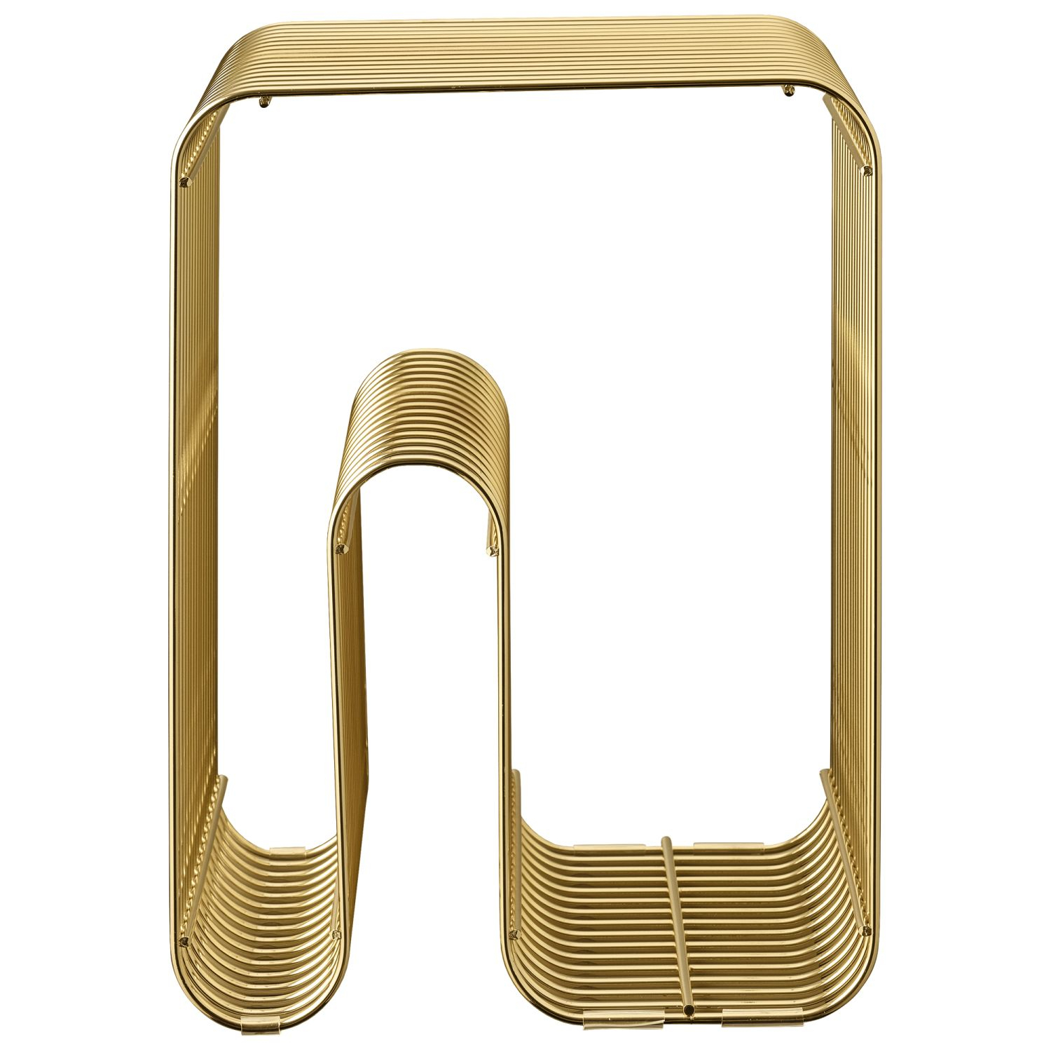 Curva Hocker Stahl Gold