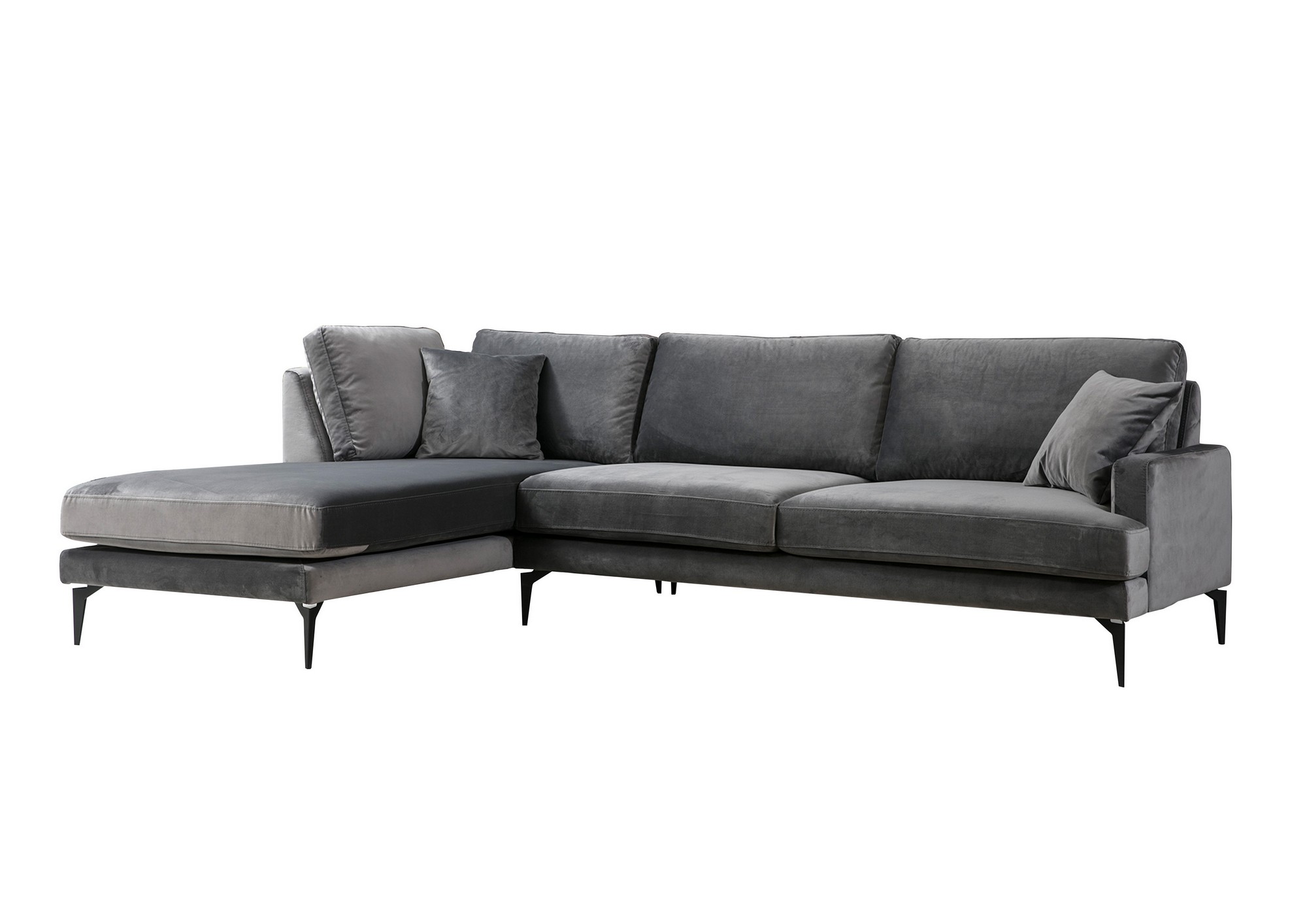 Papira Ecksofa Links Anthrazit
