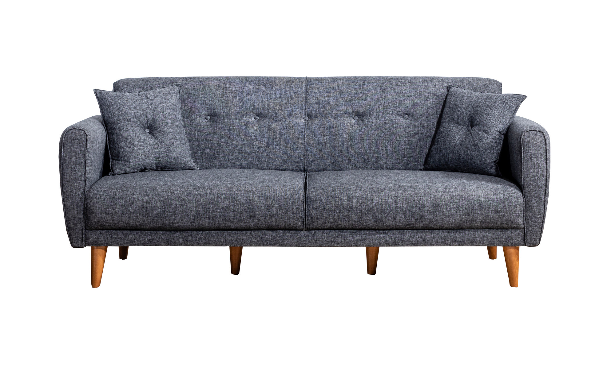 Aria Schlafsofa Set Holzfurnier Anthrazit