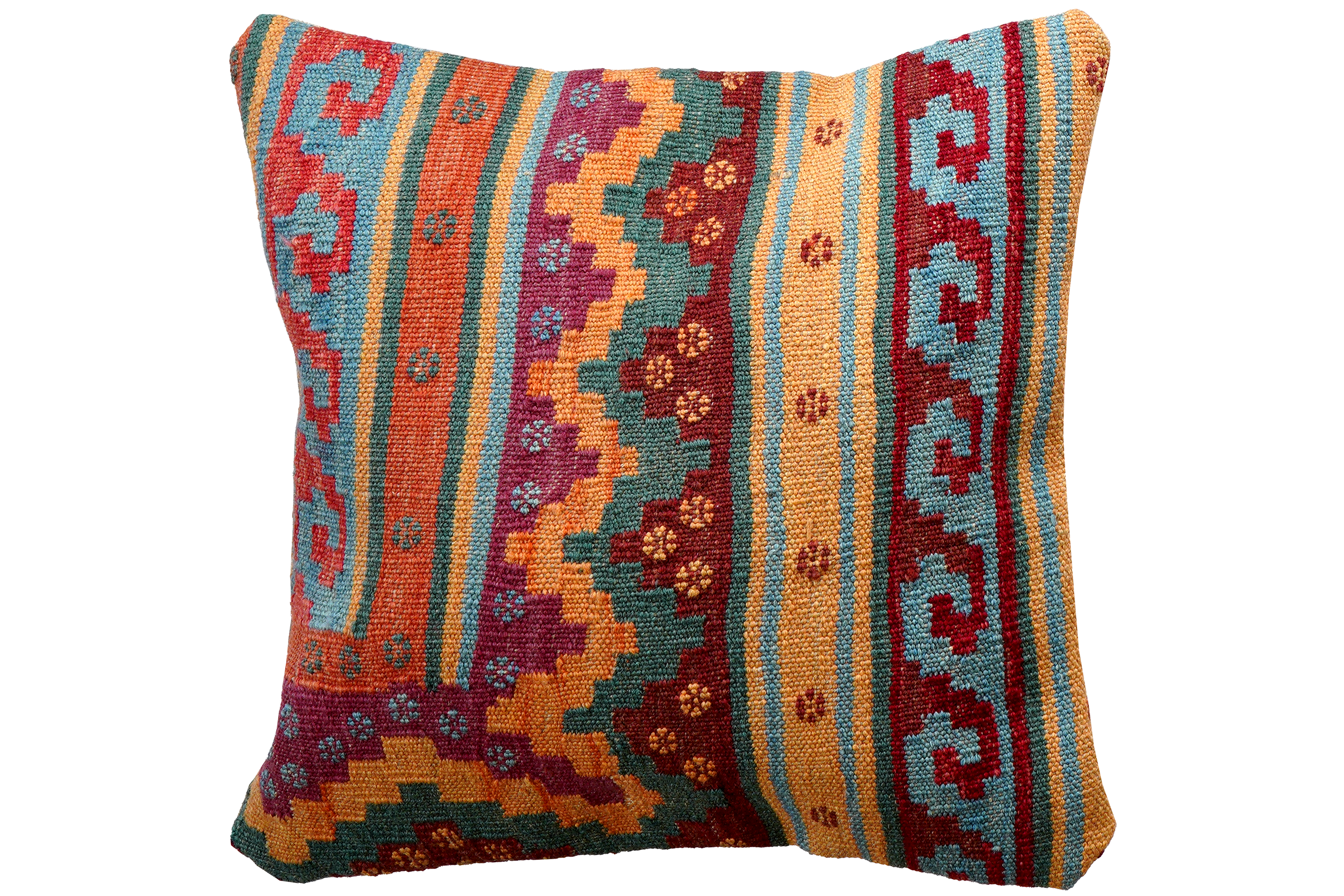 Kilim Kissenbezug Mehrfarbig