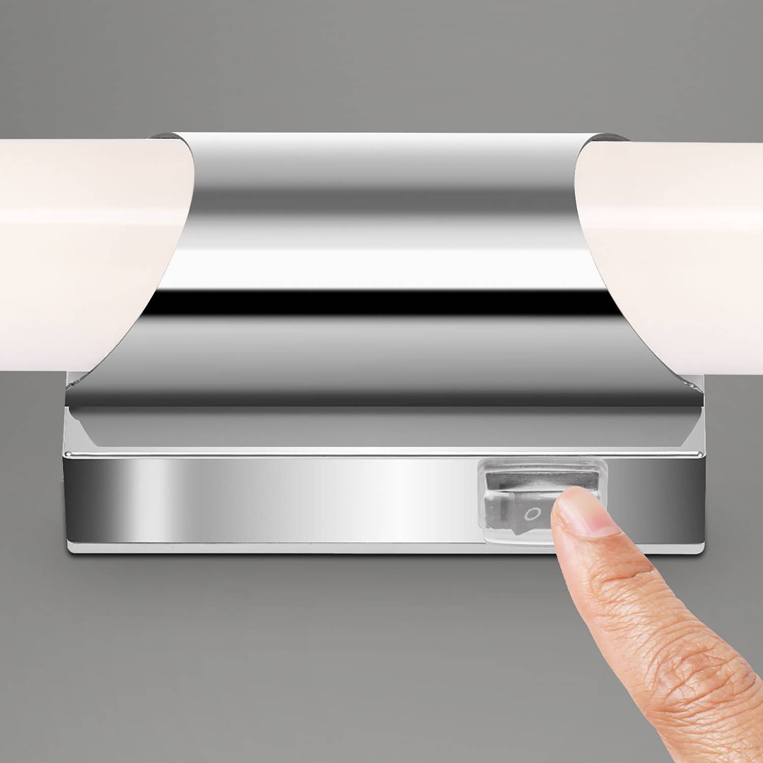 LED-Wandleuchte Klak Silber