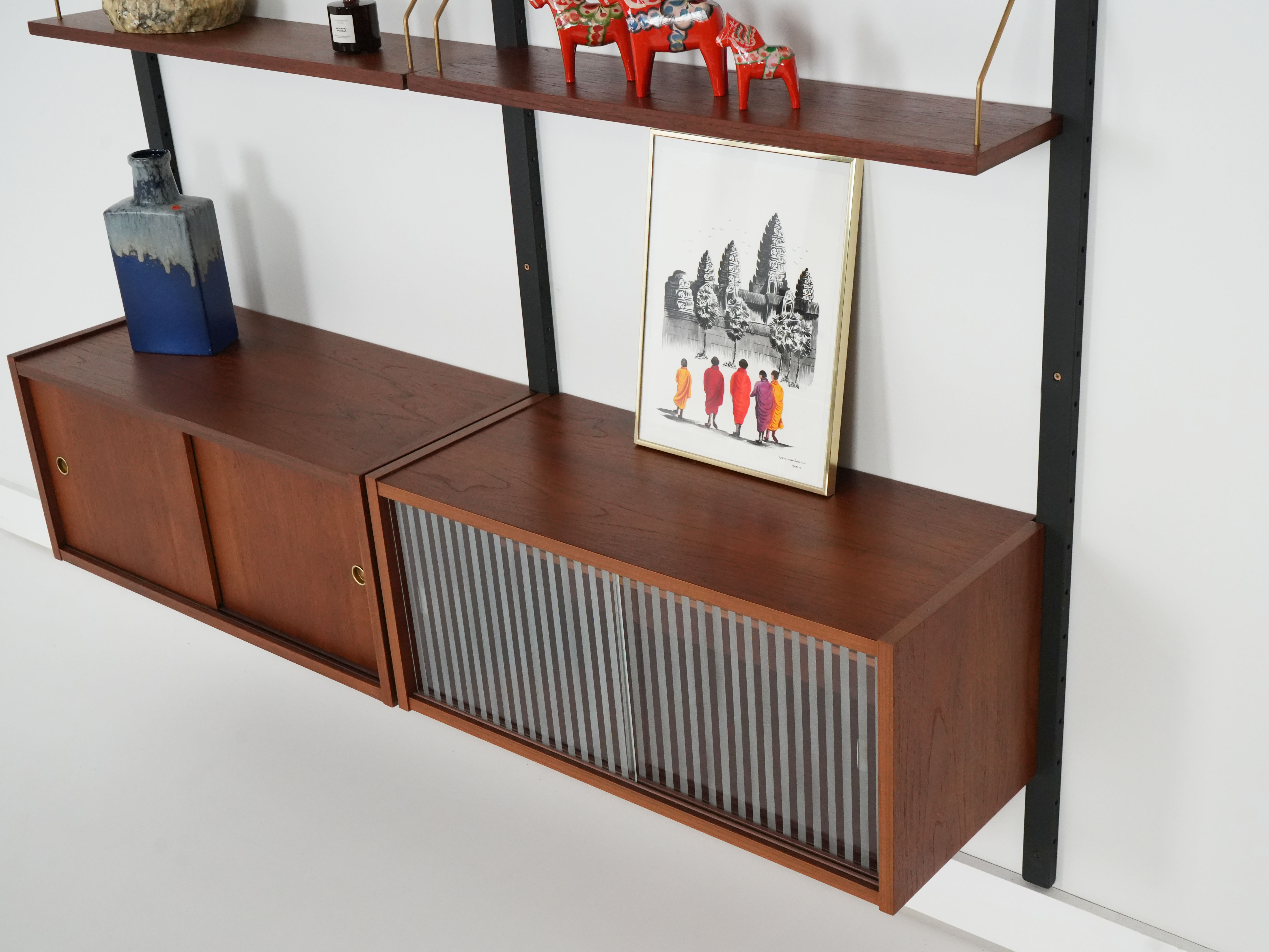 System bookshelf Teakwood 1960s