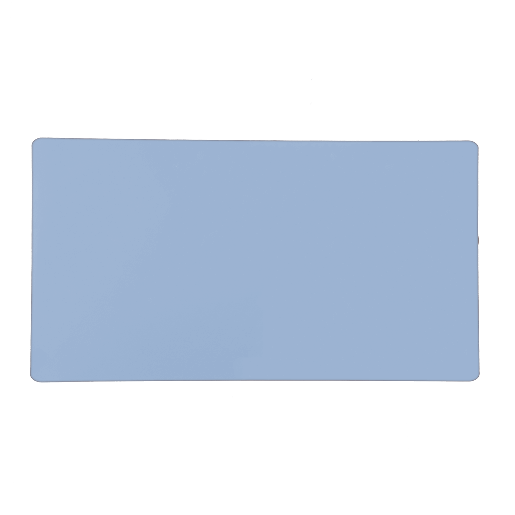 Desk pad Rectangular Recycled Leather Light blue