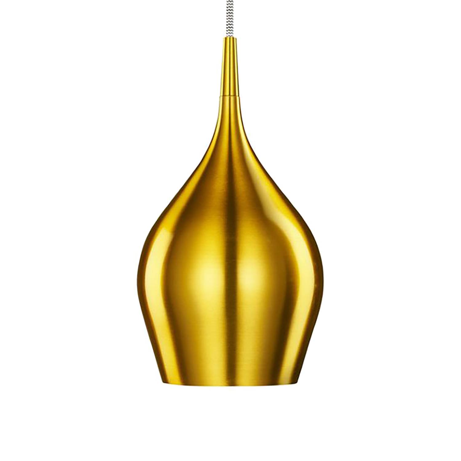 Pendelleuchte Aluminium 1-flammig Gold