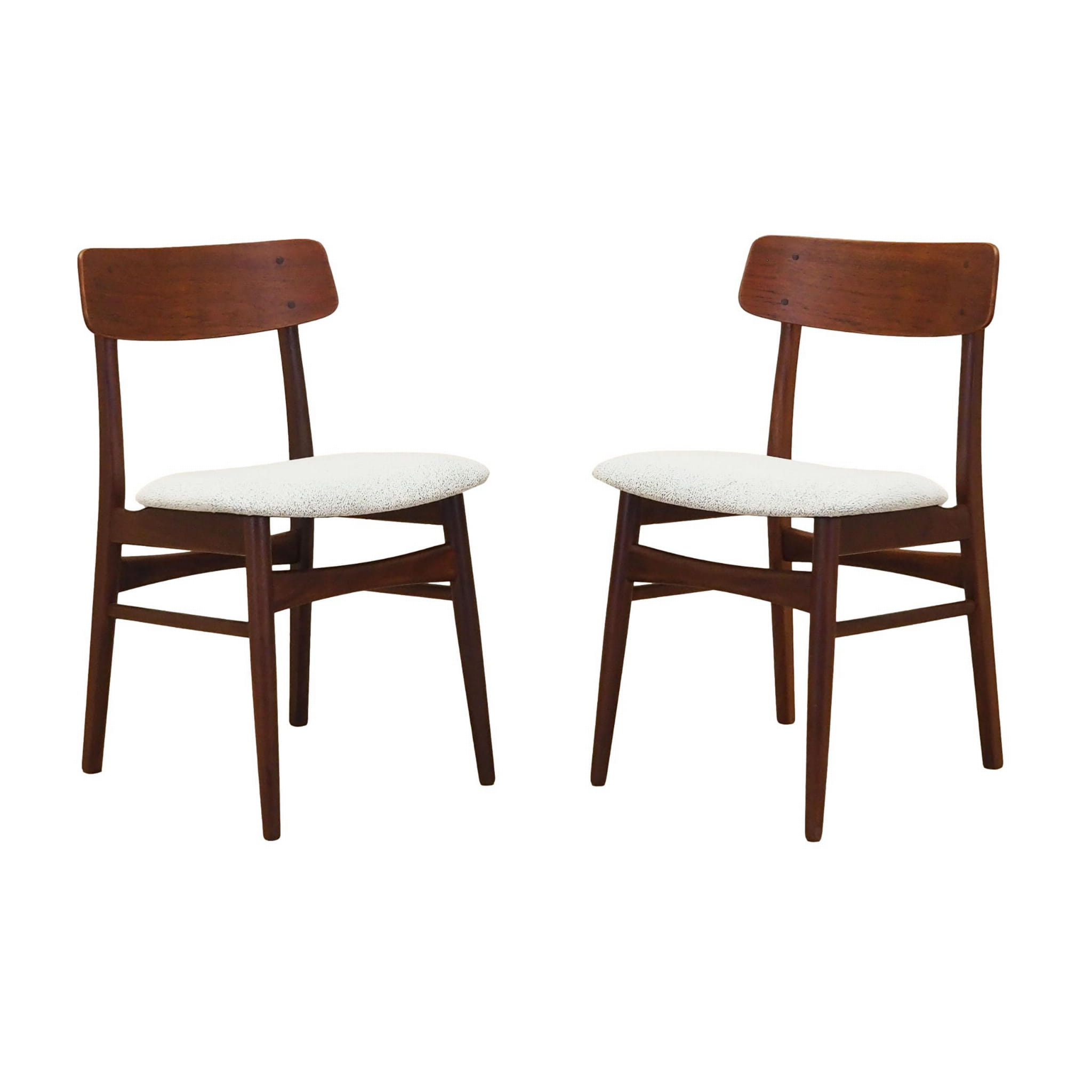 2x Esszimmerstuhl Teakholz 1970er Jahre