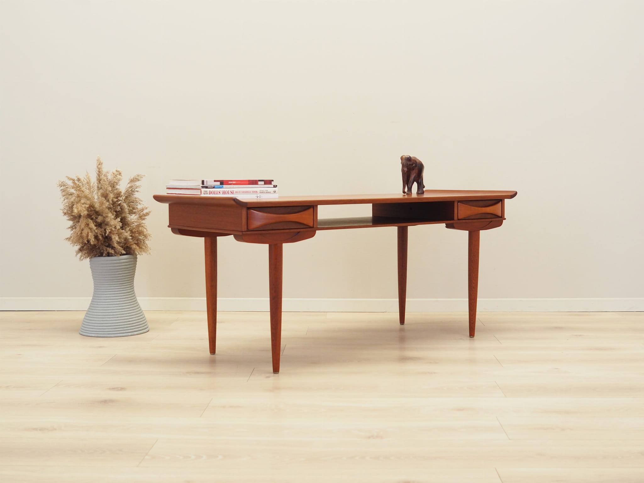 Vintage Coffee Table Teak Brown 1970s