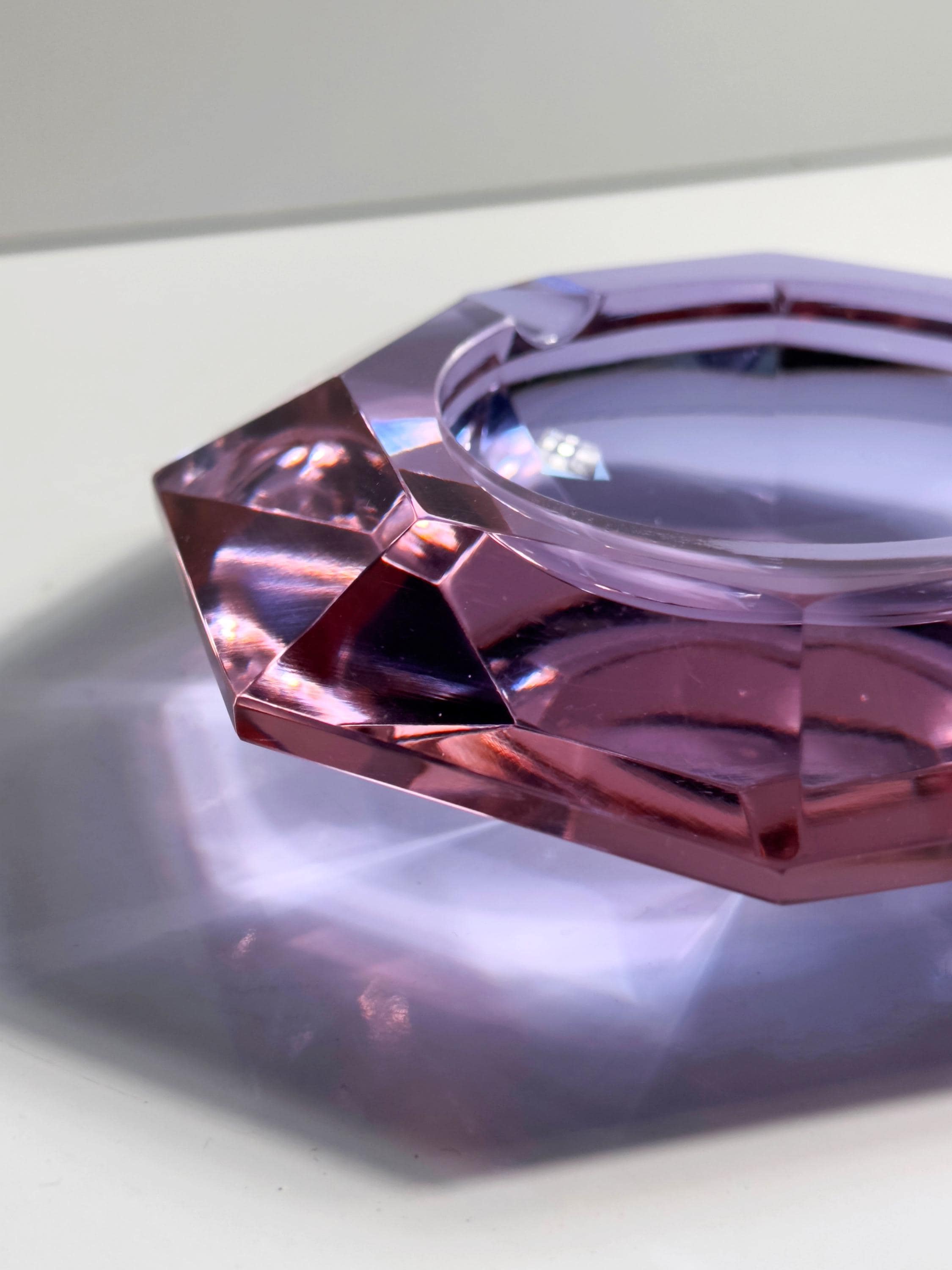 Vintage Ashtray Alexandrite Glass 1970s