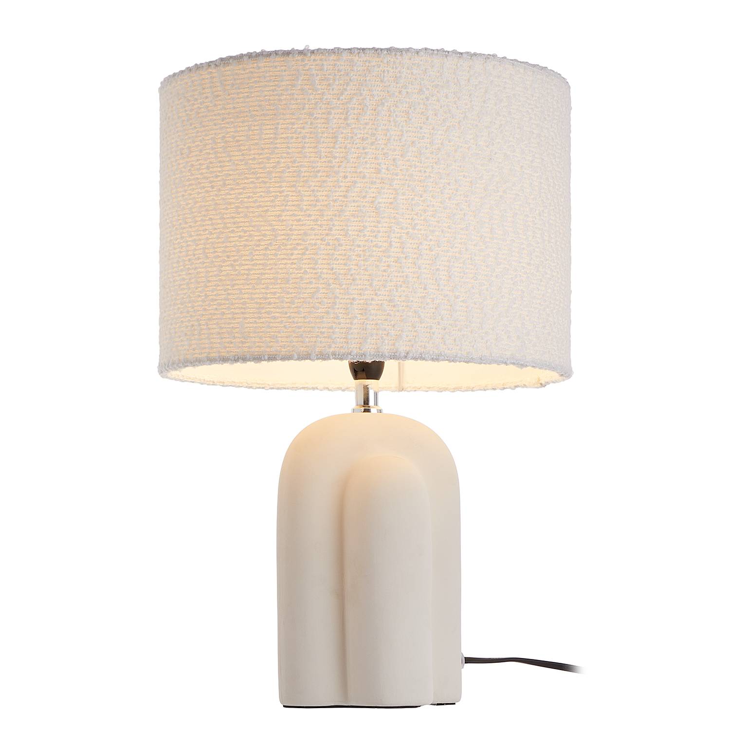 1-Flammig Takao Tischleuchte Keramik Textil