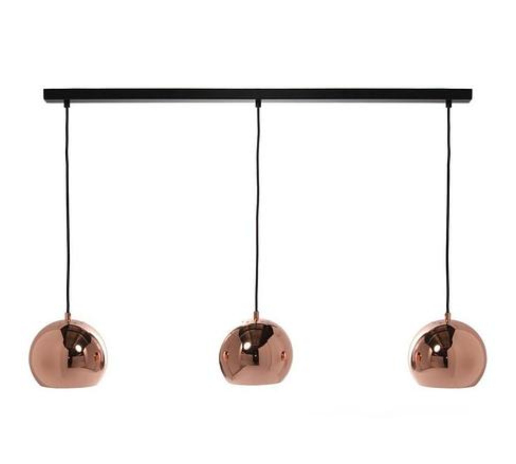 Ball Track Pendelleuchte Kupfer