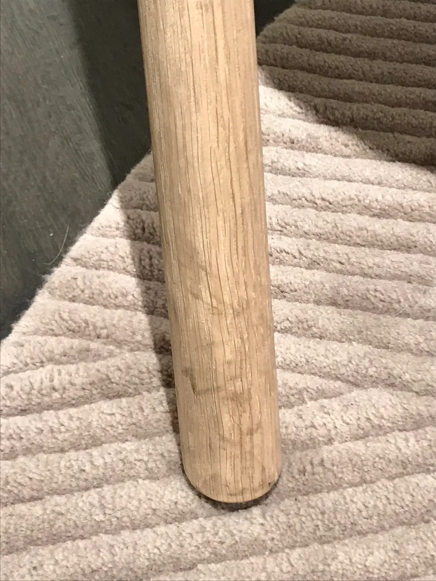 2x Oaki Dining Chair Set Wood Brown