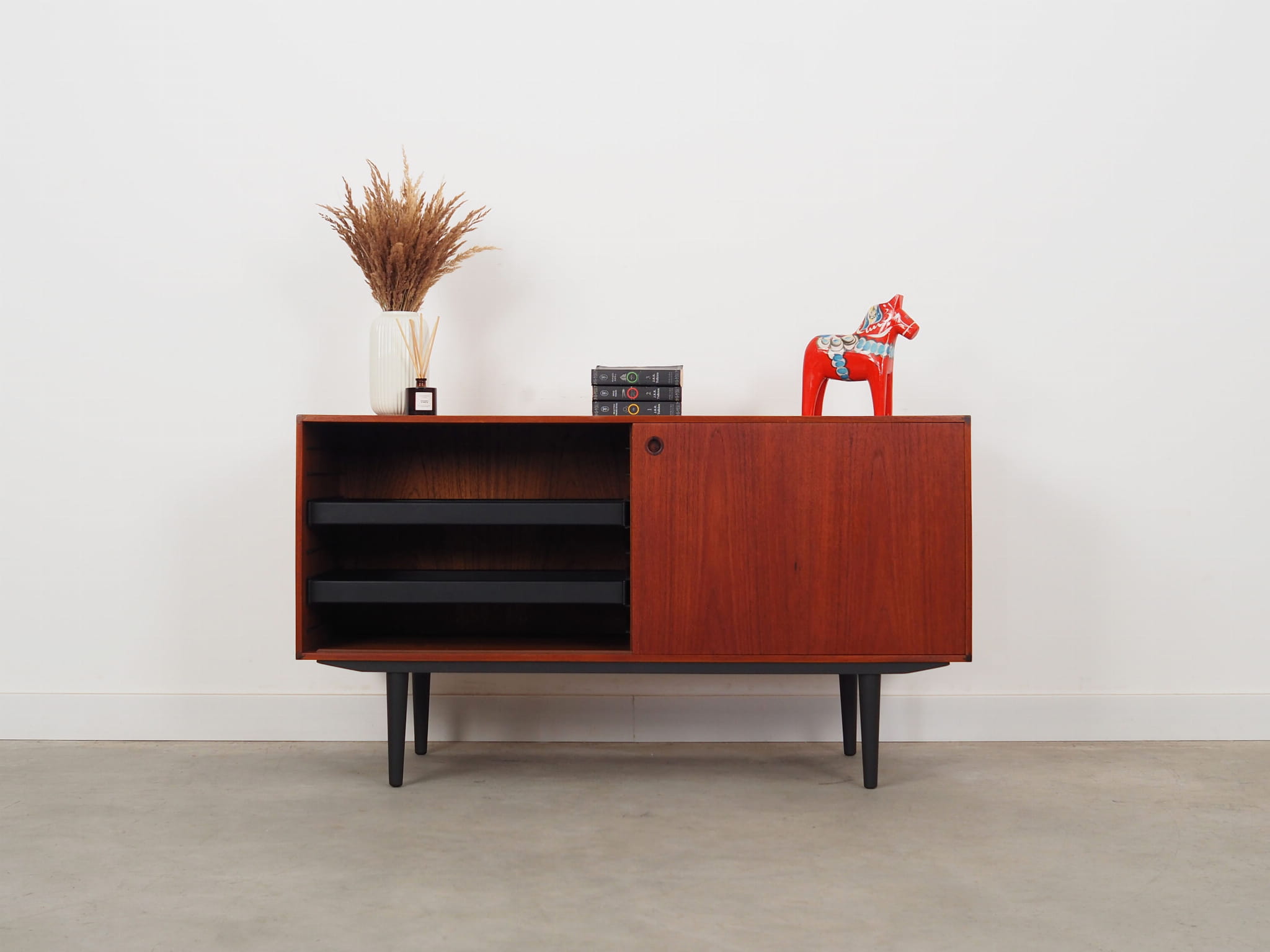 Vintage cabinet teak brown 1960s