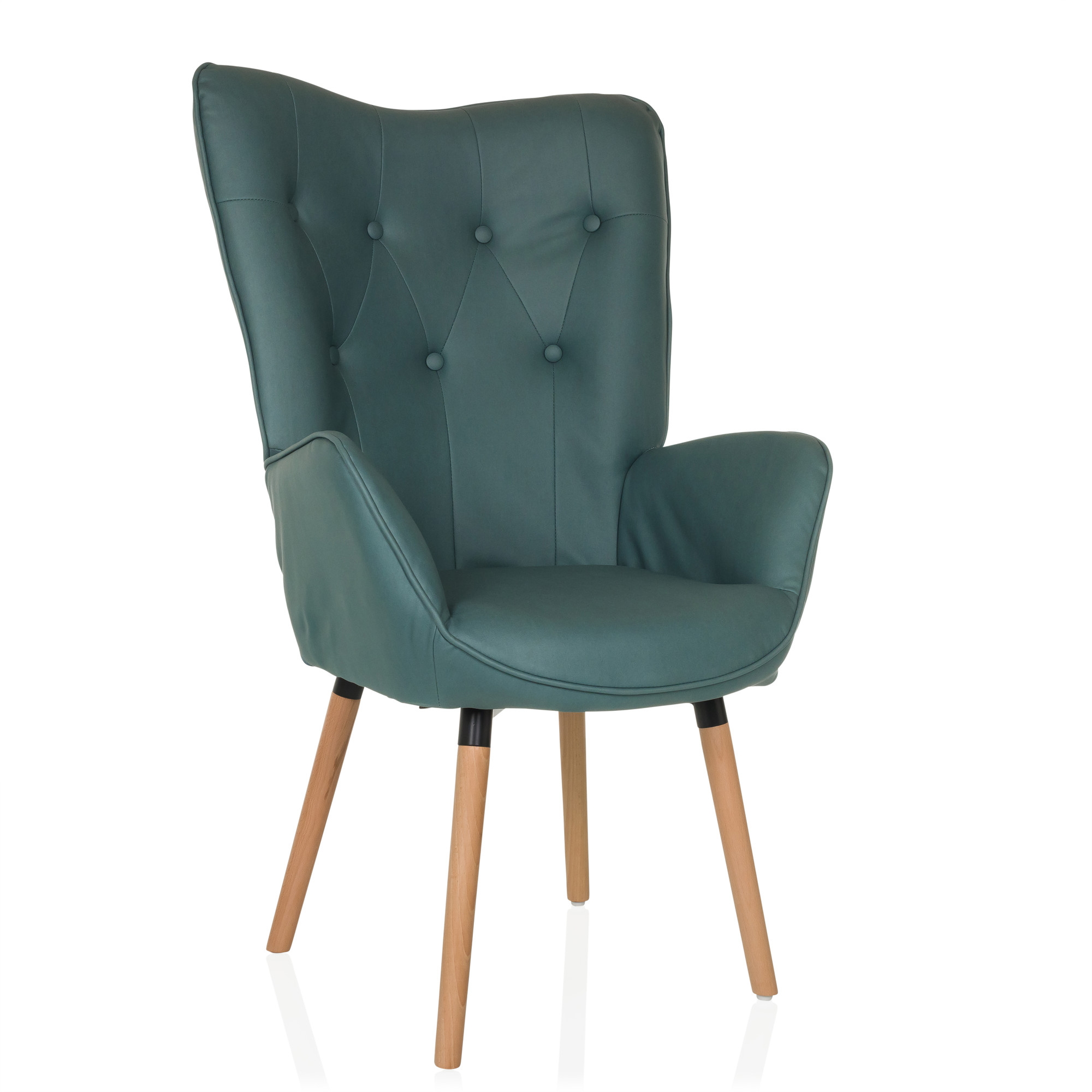HAVENIO I Armchair Velvet Mint