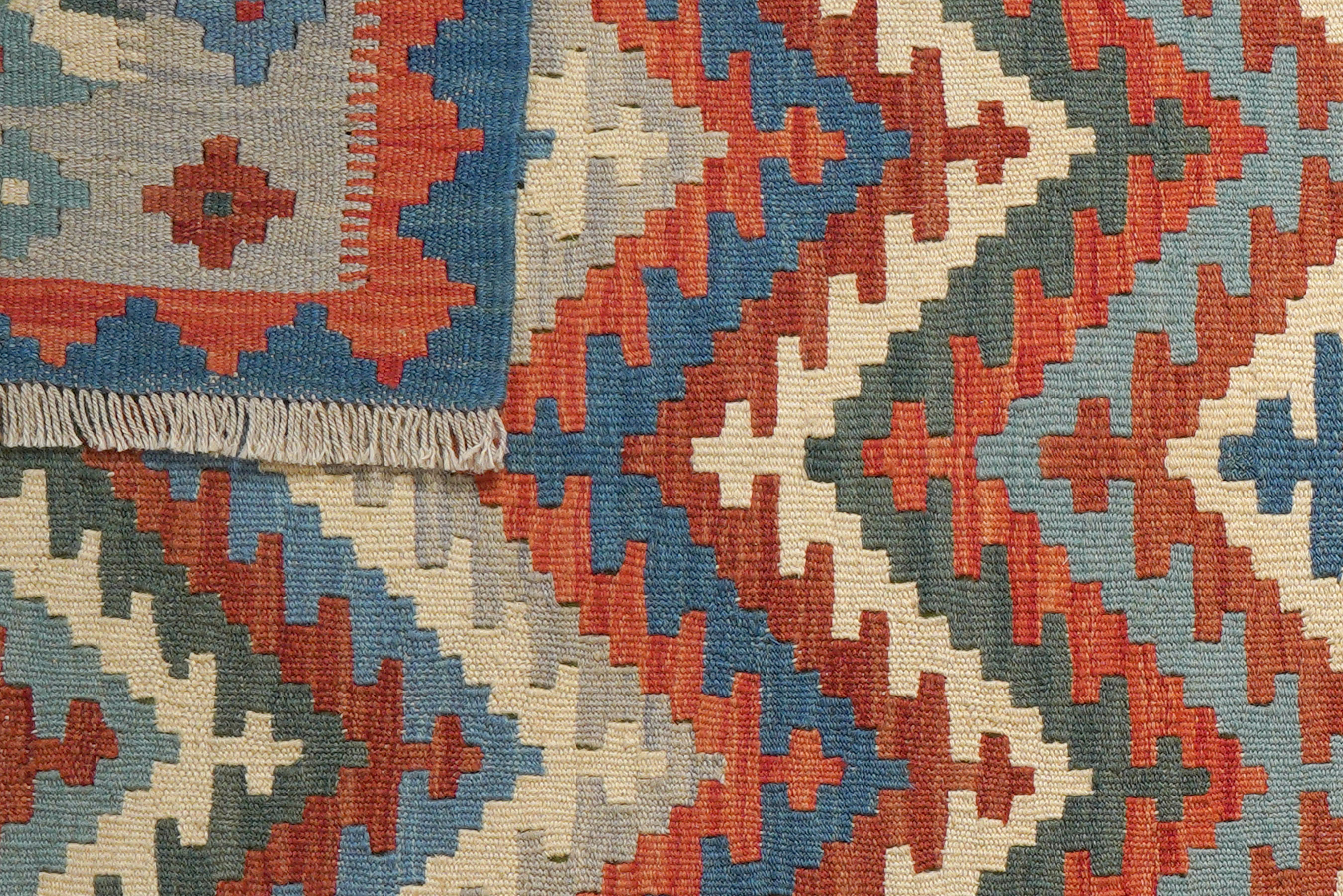 Kelim Gashgai Carpet Wool Multicolored