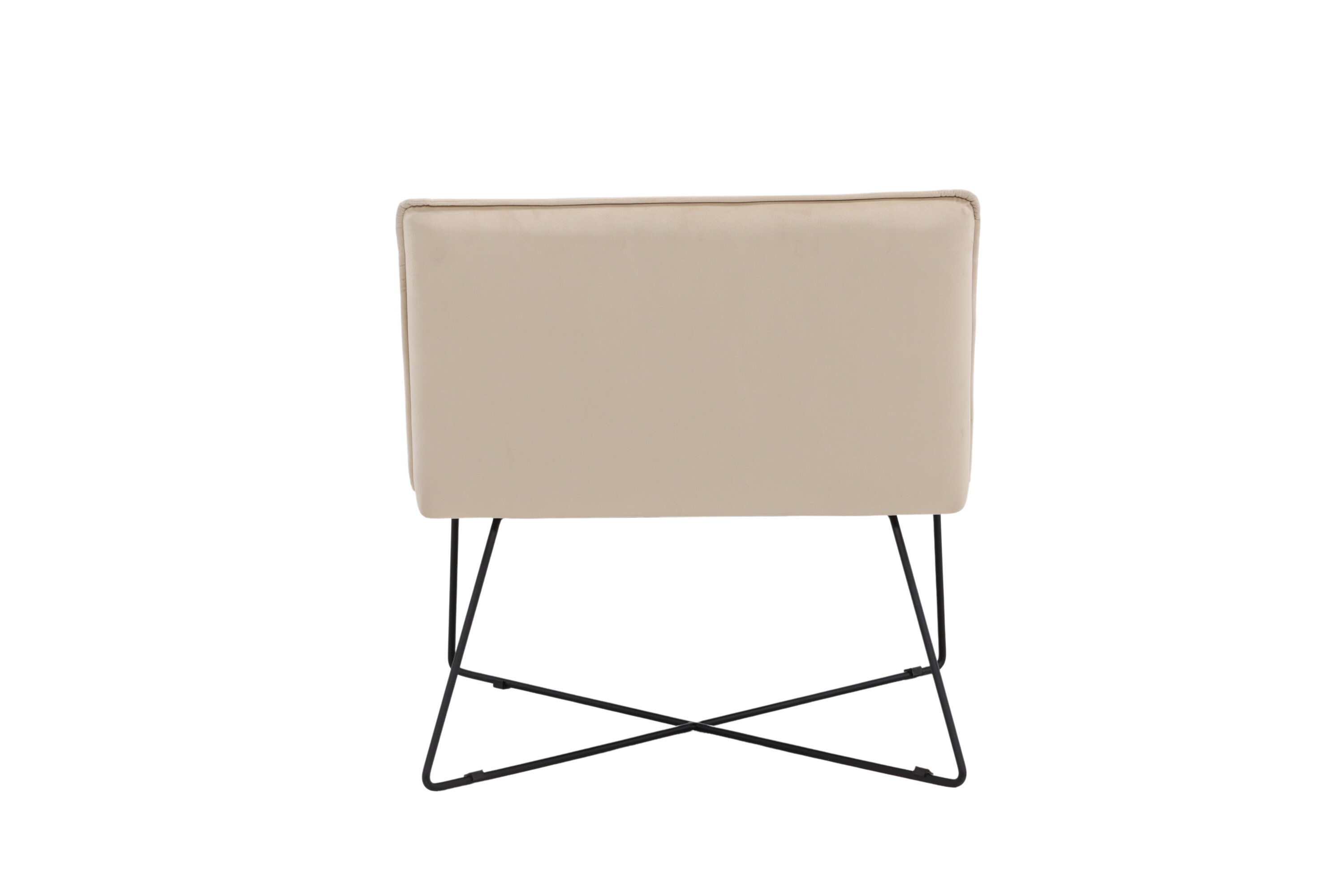 X-Lounge Sessel Samt Beige