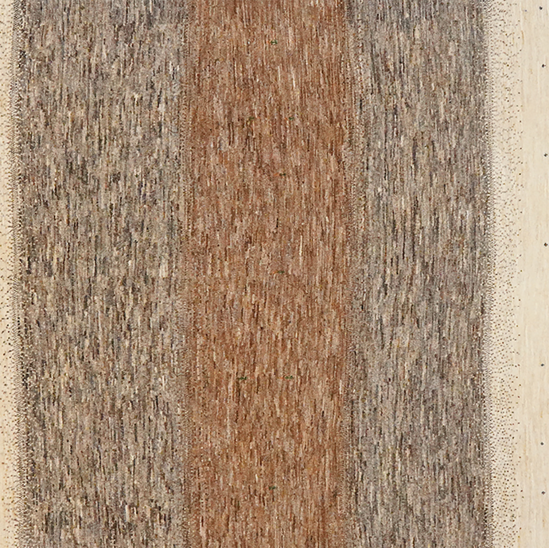 Rizbaf Gabbeh Teppich Wolle Beige