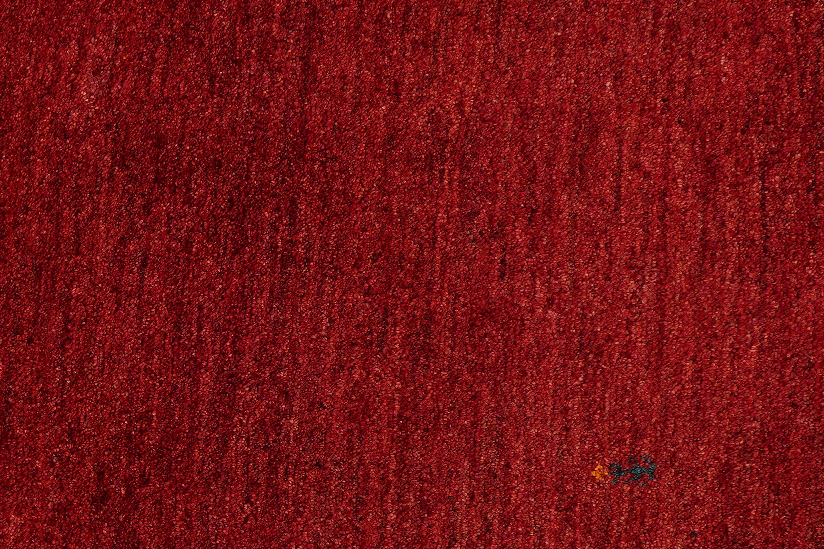 Tappeto Gabbeh Rizbaf Lana Rosso