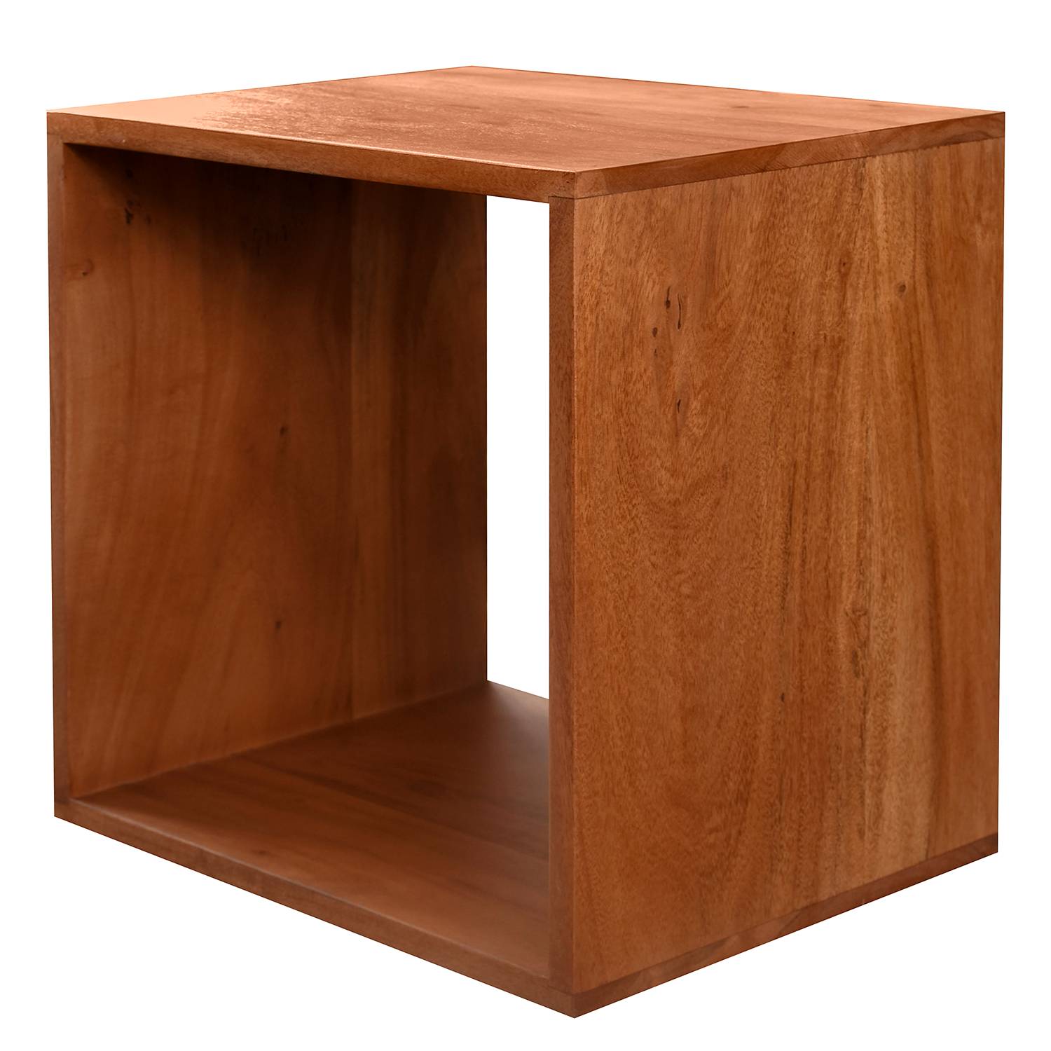 Side table Hawley I Acacia solid wood brown