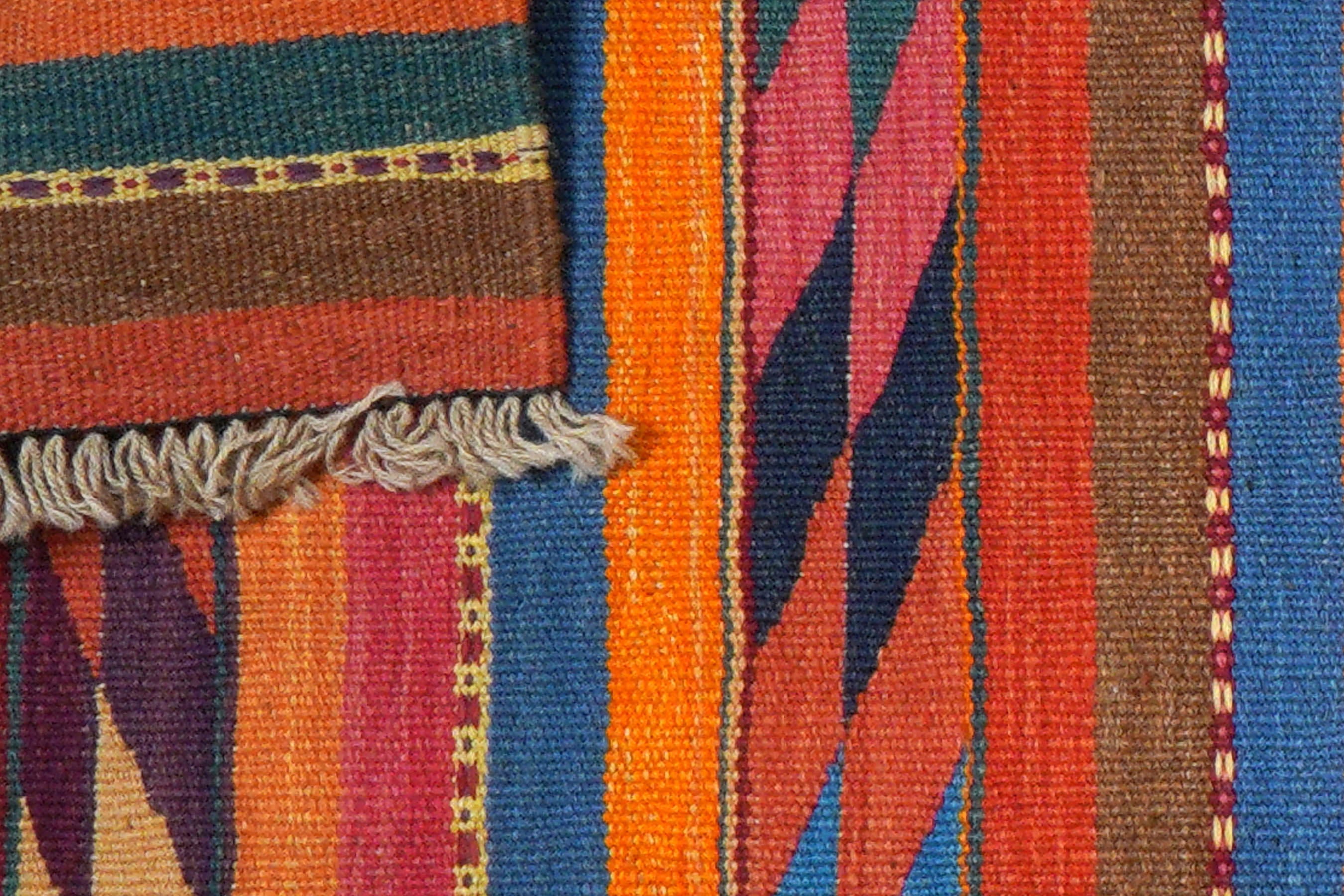 Kilim Gashgai Teppich Mehrfarbig
