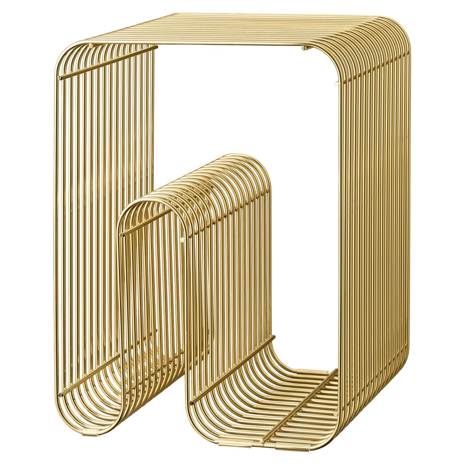 Curva Hocker Stahl Gold