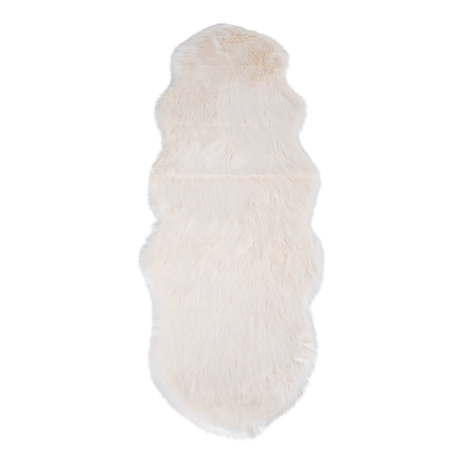Lambskin Artificial II Fellteppich Creme