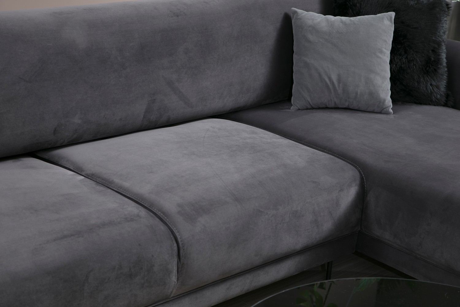 Image Corner Sofa Right Anthracite