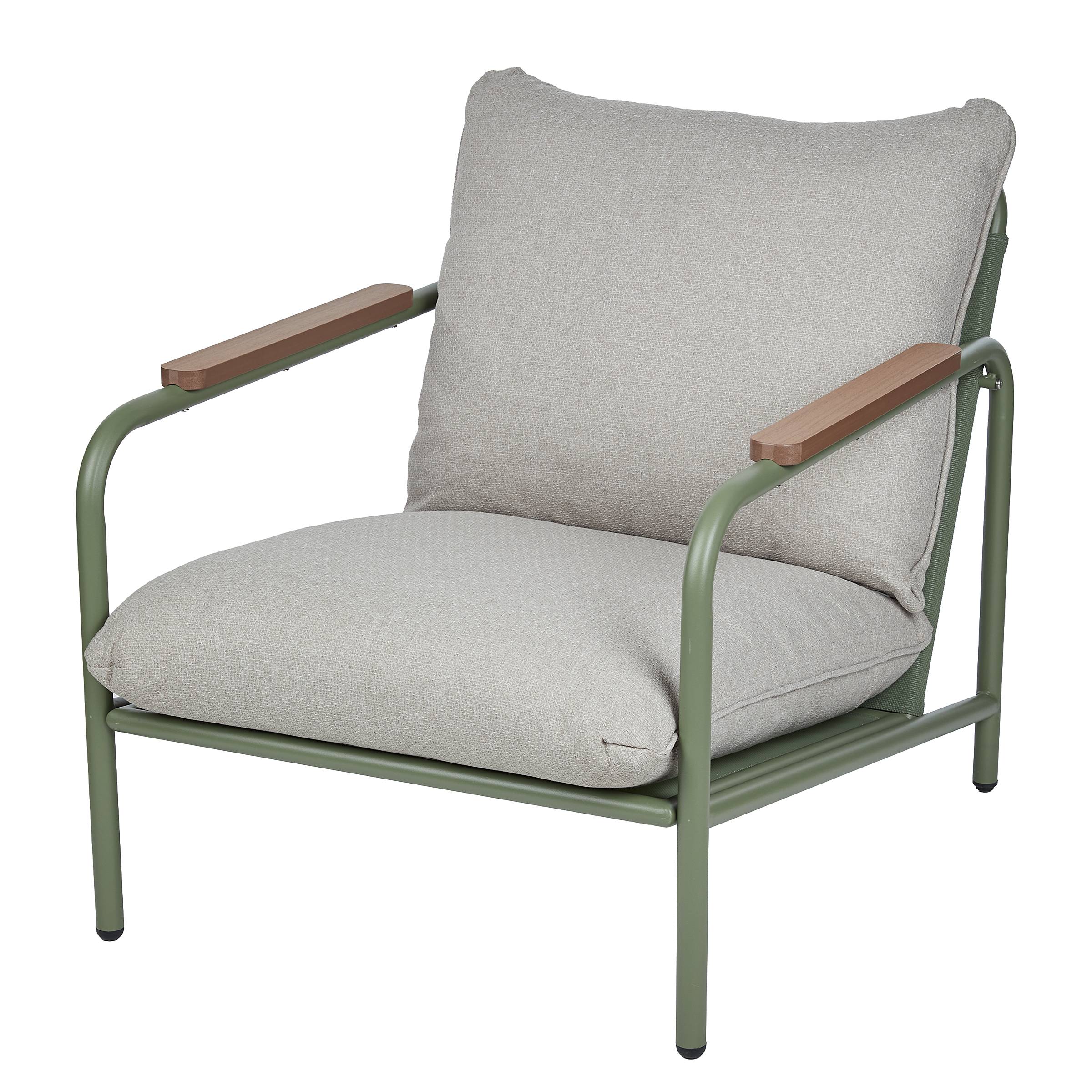 Garden chair SOULGATE steel green