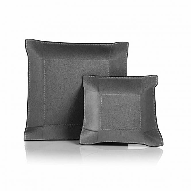 Jack Ablage Leder Medium Grau
