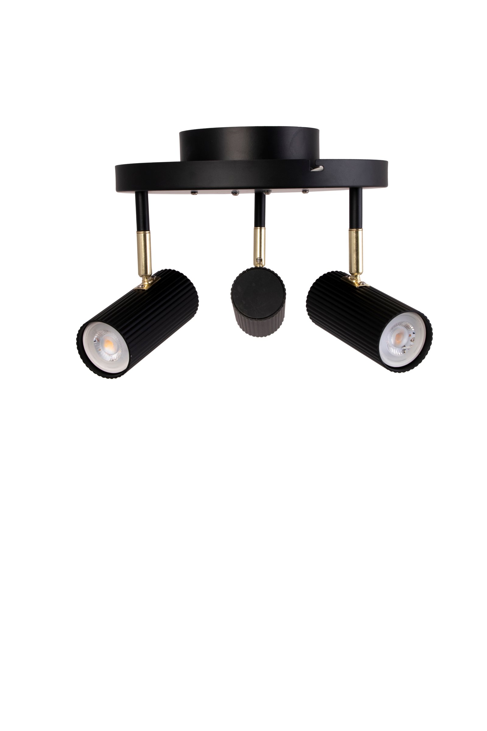 Hubble Ceiling Light 3-Arm Black