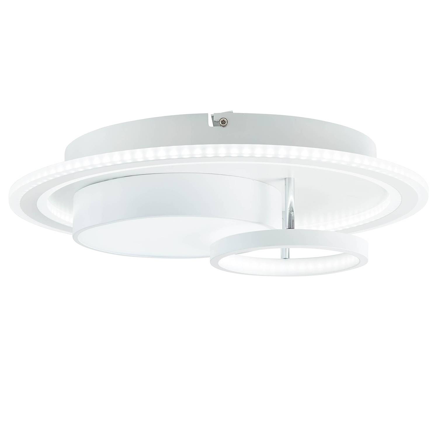 1-Flammig LED-Deckenleuchte Sigune Polypropylen Aluminium