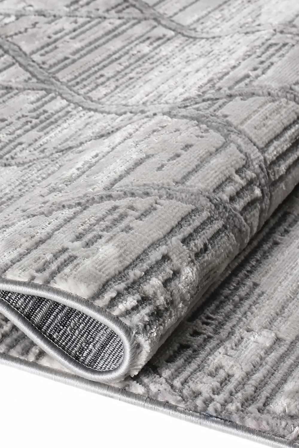 Motto 4587 Teppich Grau