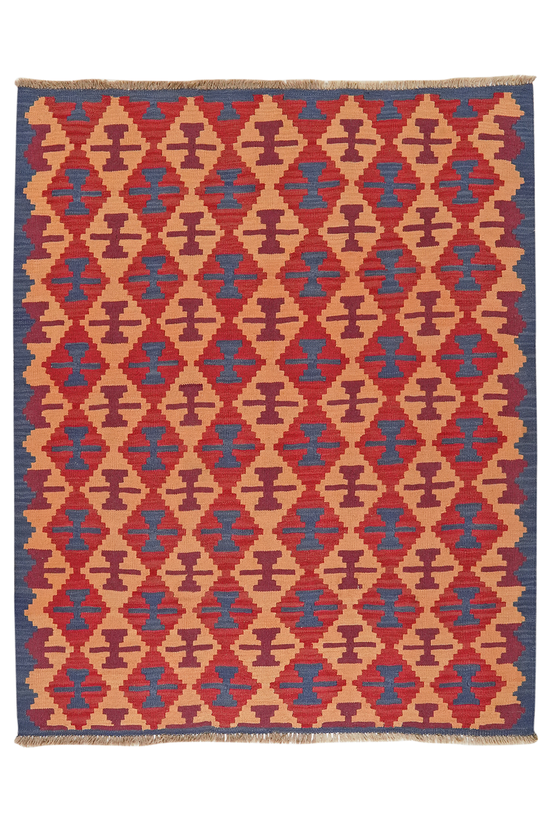 Kilim Gashgai Teppich Mehrfarbig